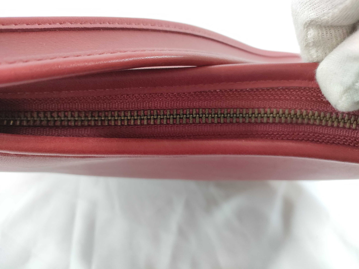 COACH shoulder bag in red calf leather