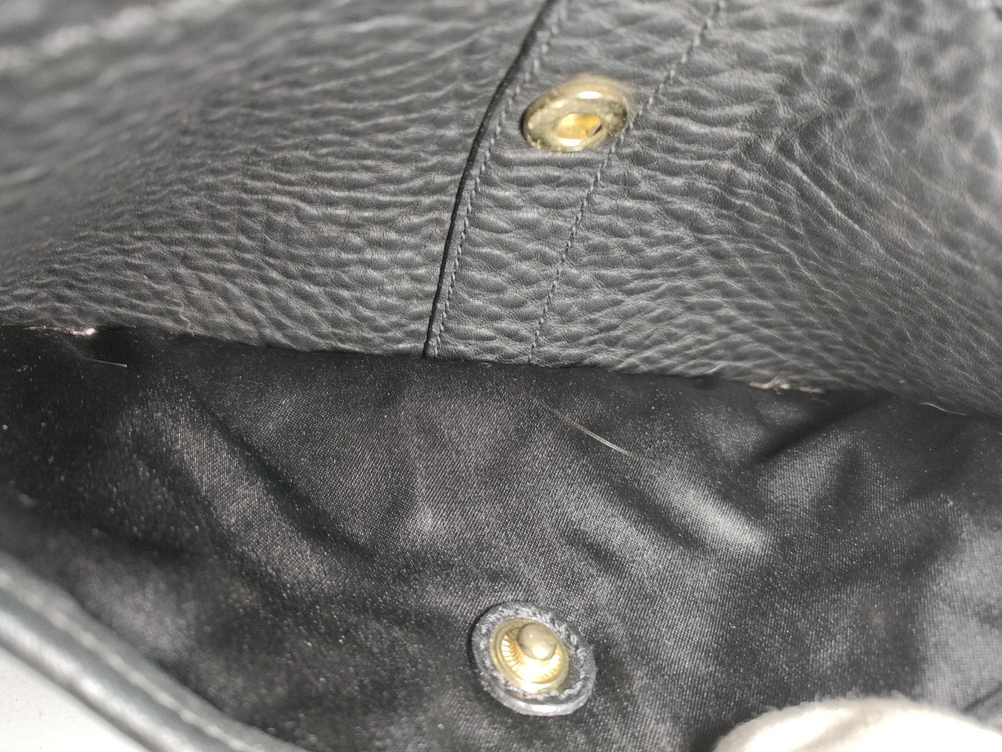 COACH shoulder bag in black calf leather