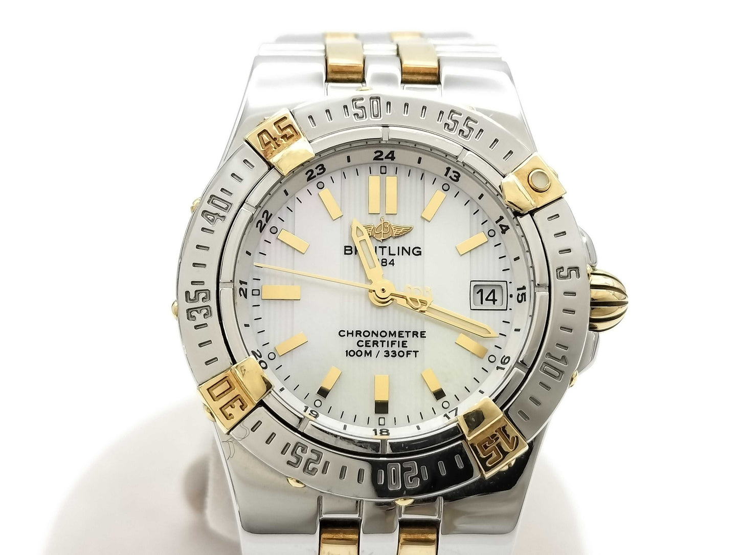 BREITLING Starliner B71340 938043 Shell Dial Quartz Women's Watch