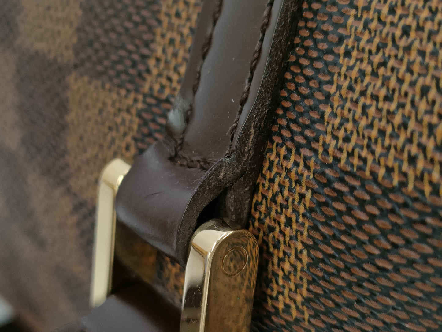 LOUIS VUITTON Damier Papillon Bag MB0014 Handbag