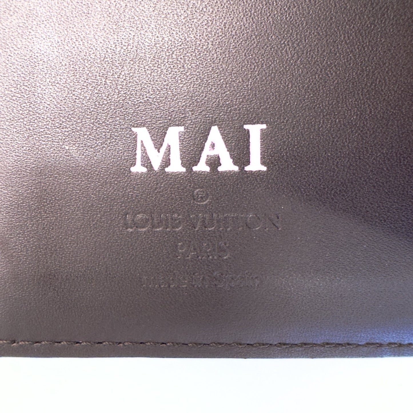 LOUIS VUITTON Vernis Agenda Personalized Planner Cover