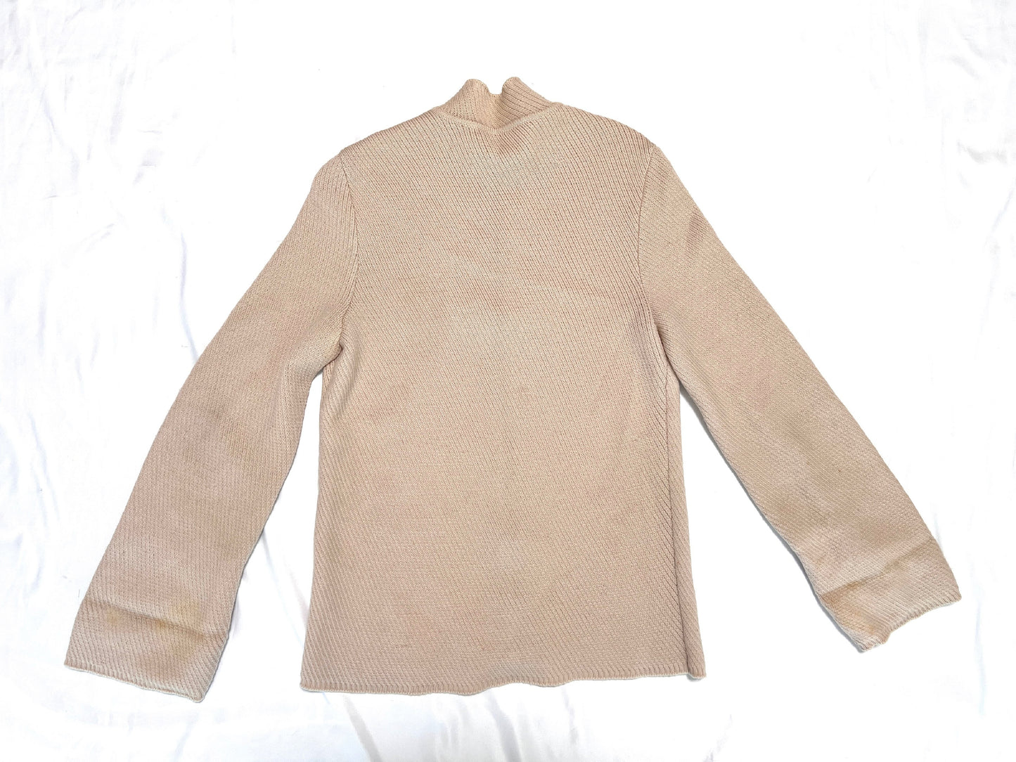 Salvatore Ferragamo Knit Full-Zip Jacket, Beige, Size XL
