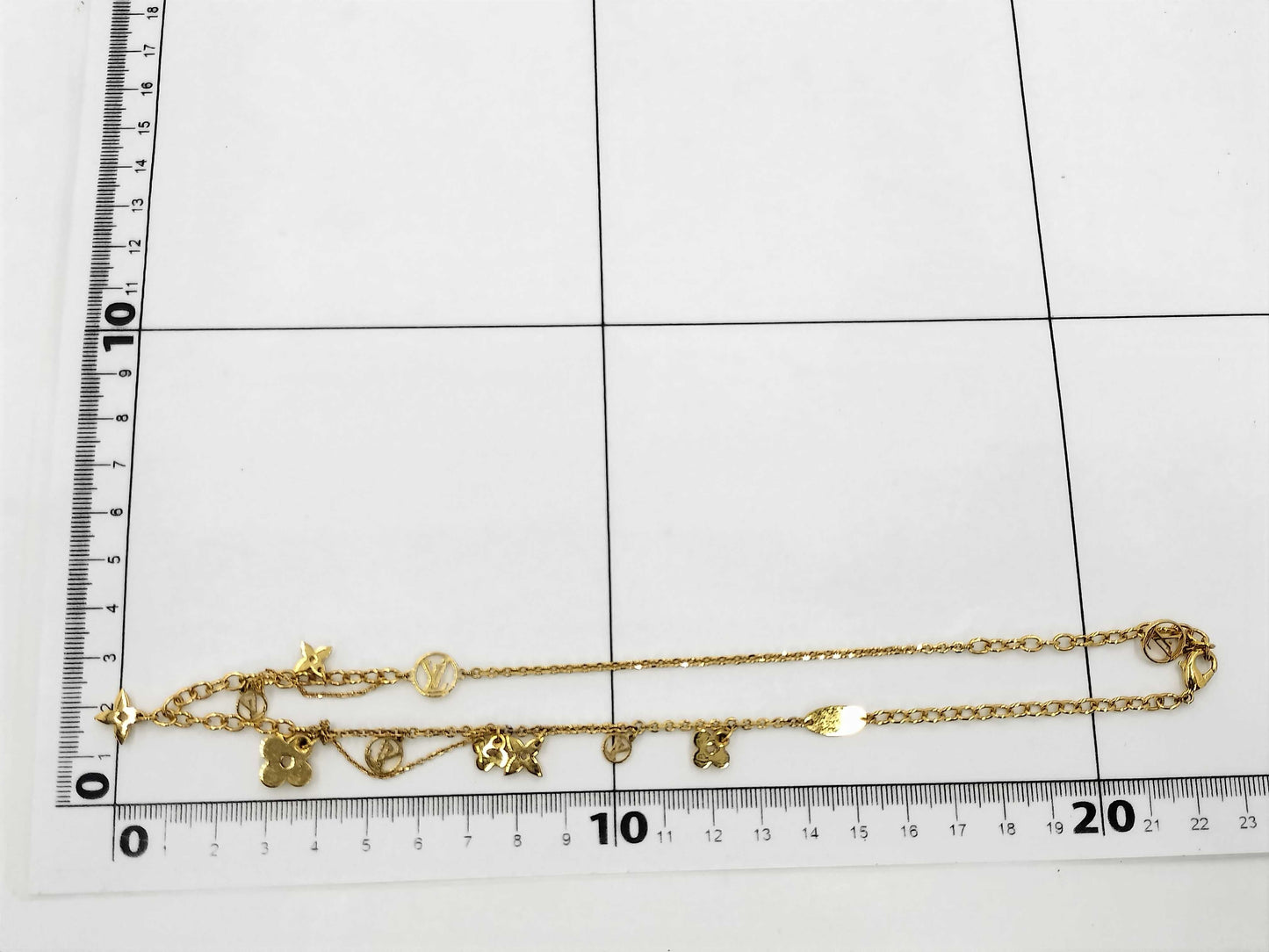 LOUIS VUITTON M64855 Collier Blooming OB0260 Necklace GP Gold Necklace