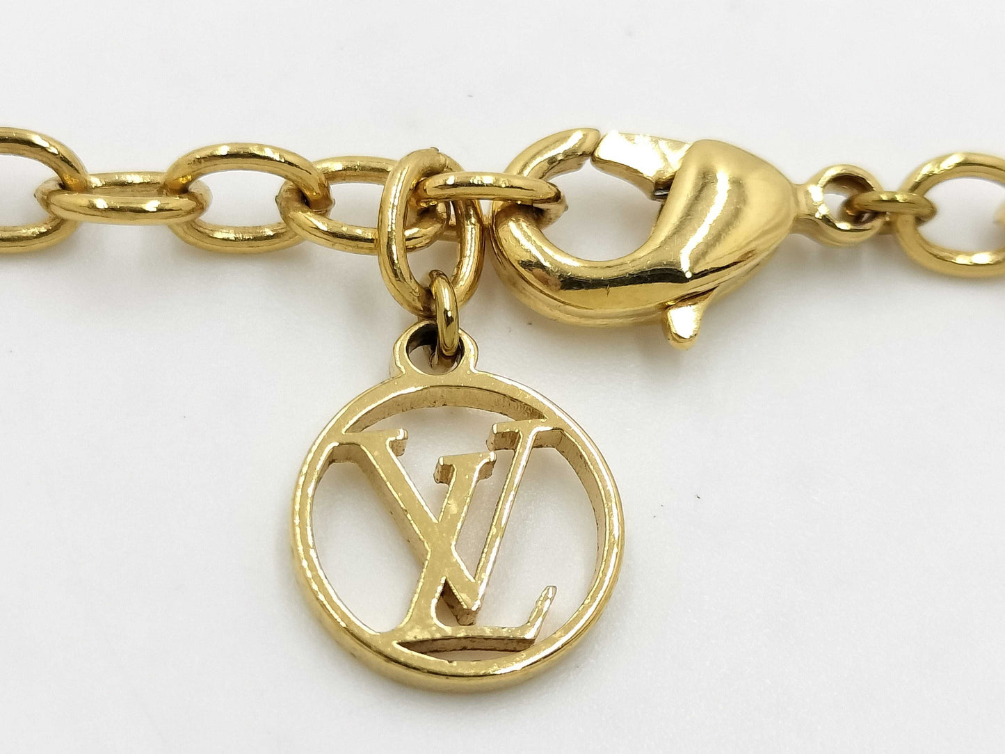 LOUIS VUITTON M64855 Collier Blooming OB0260 Necklace GP Gold Necklace