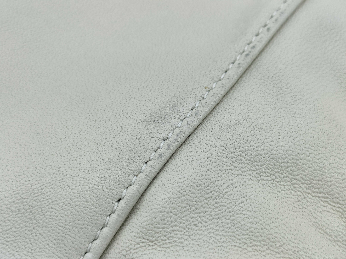 SAINT LAURENT Drawstring Bag Ivory Shoulder Bag