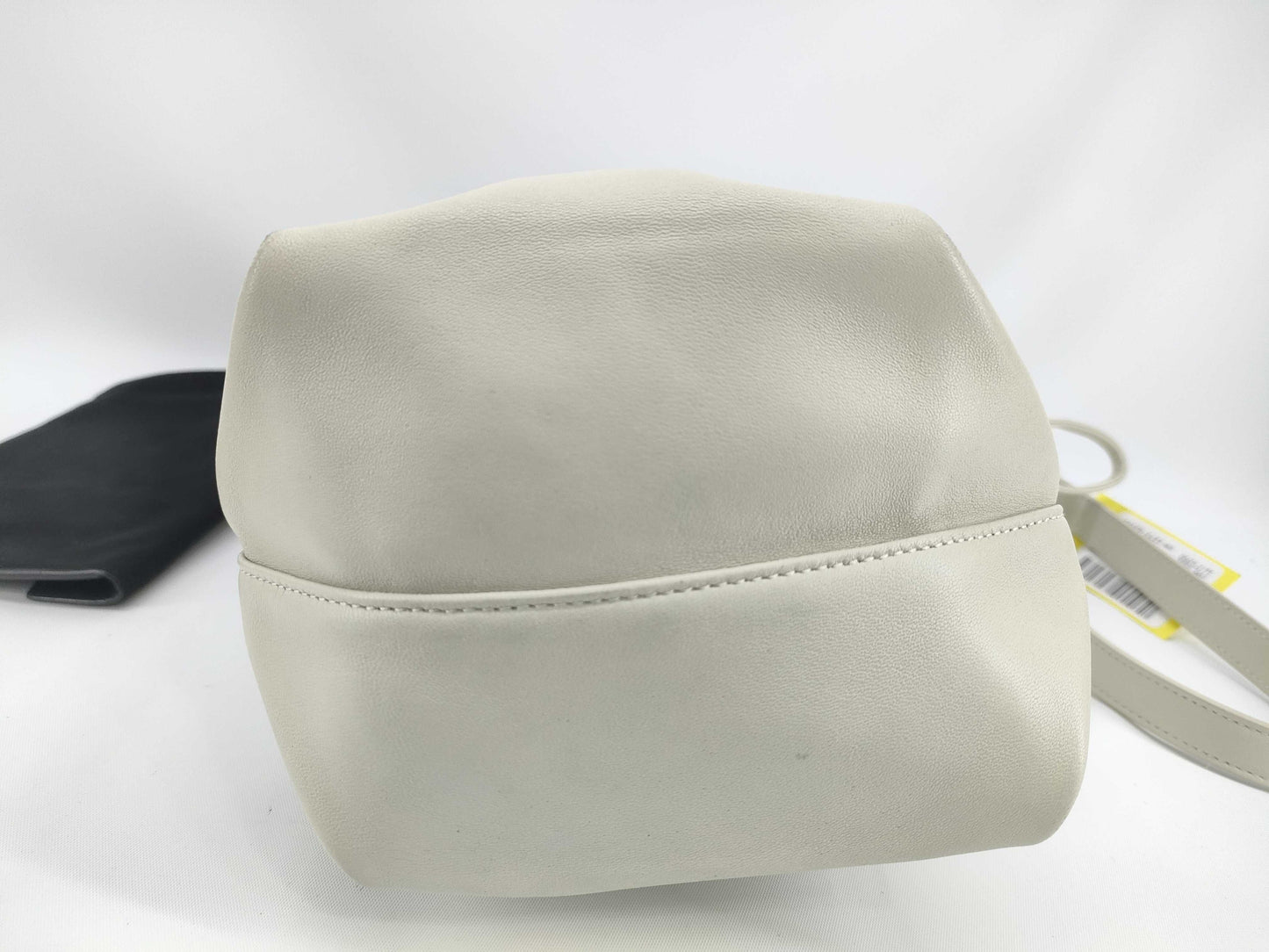 SAINT LAURENT Drawstring Bag Ivory Shoulder Bag