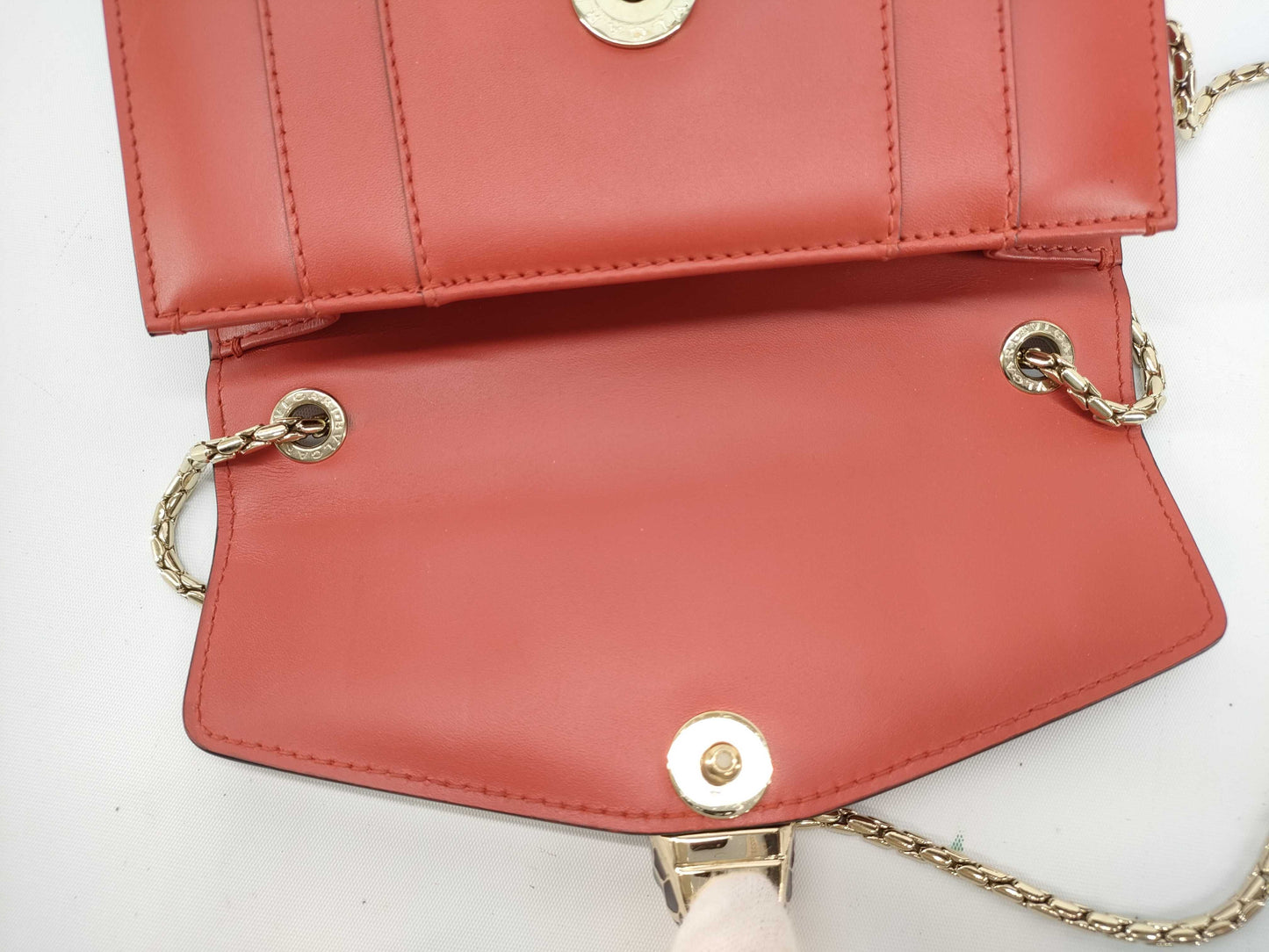 BVLGARI Serpenti Forever Leather Chain Shoulder Bag