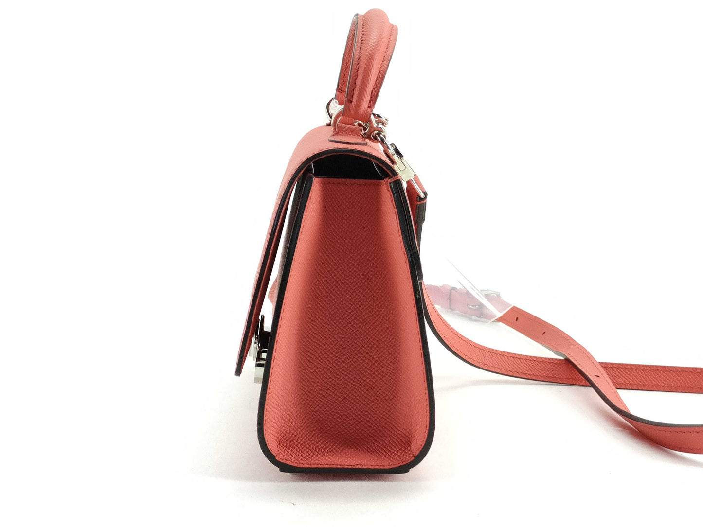 Moynat Regine 2-Way Bag BB Leather Red Shoulder Bag