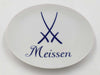 Meissen Porcelain Plate, White and Blue