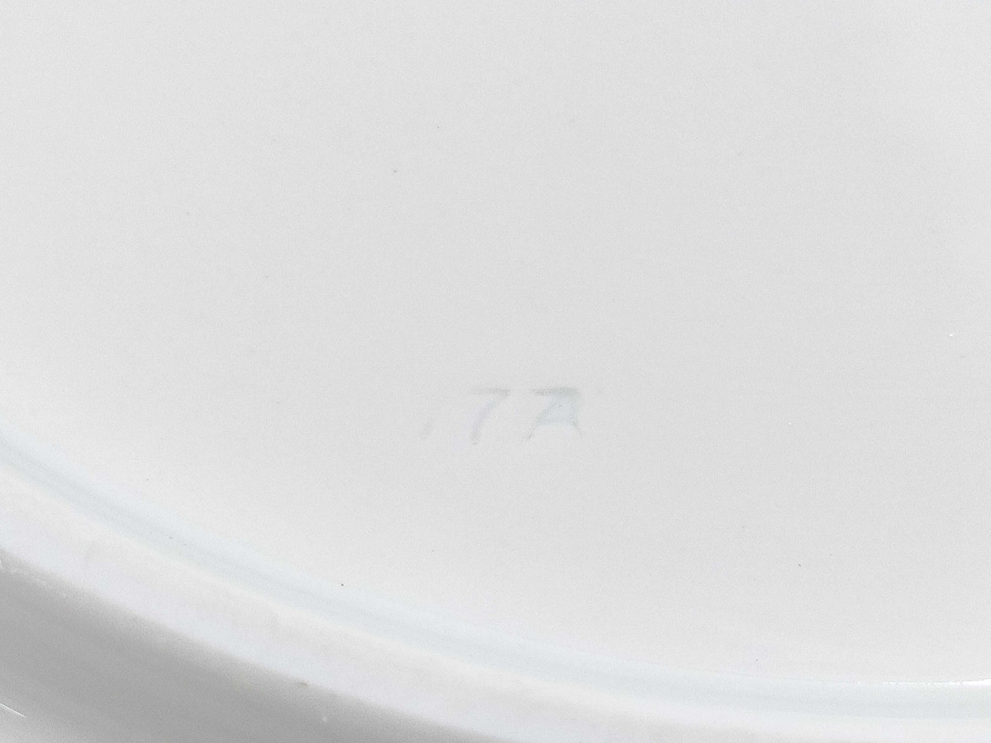 Meissen Porcelain Plate, White and Blue