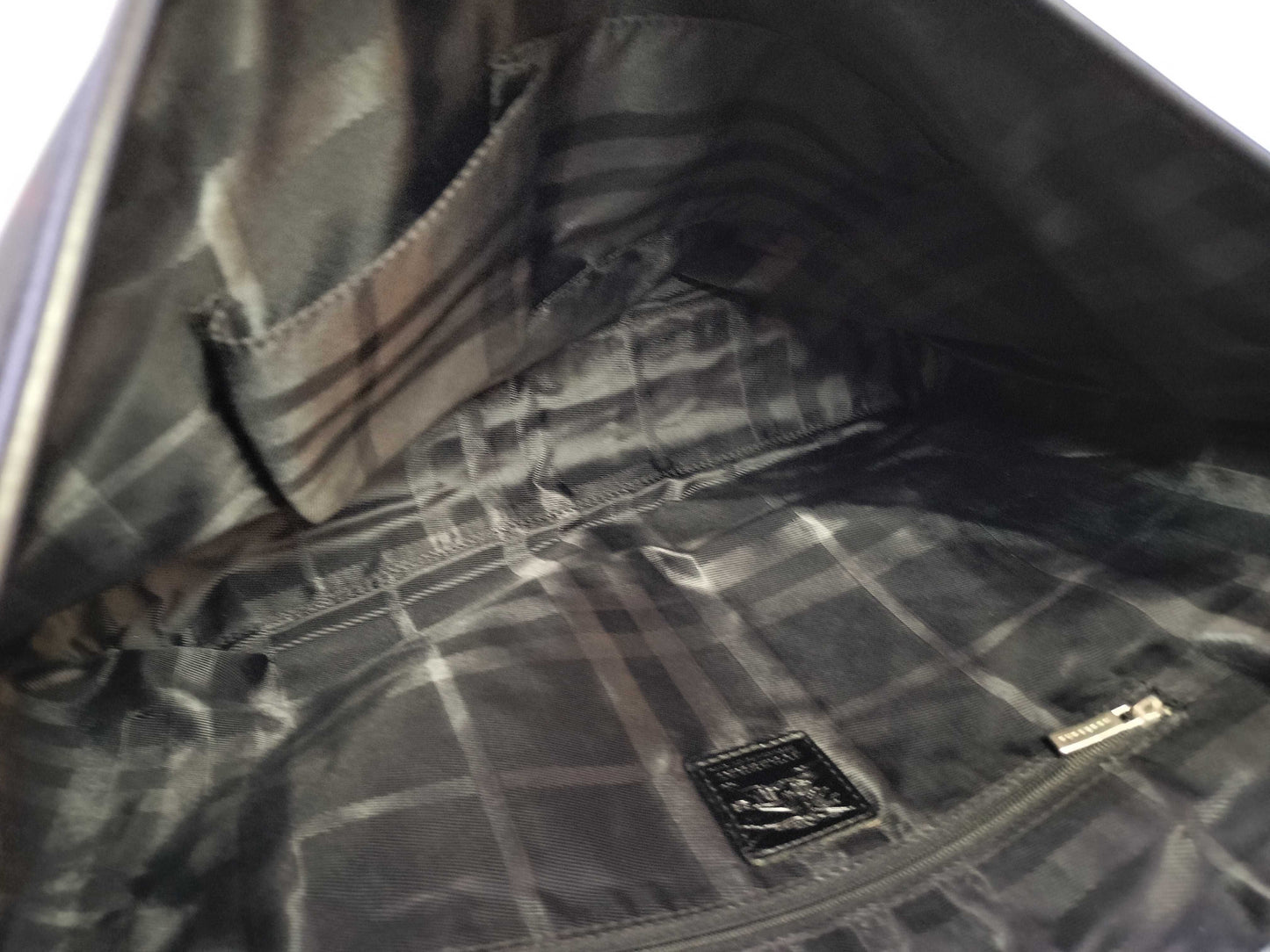 BURBERRY Checked Shoulder Bag