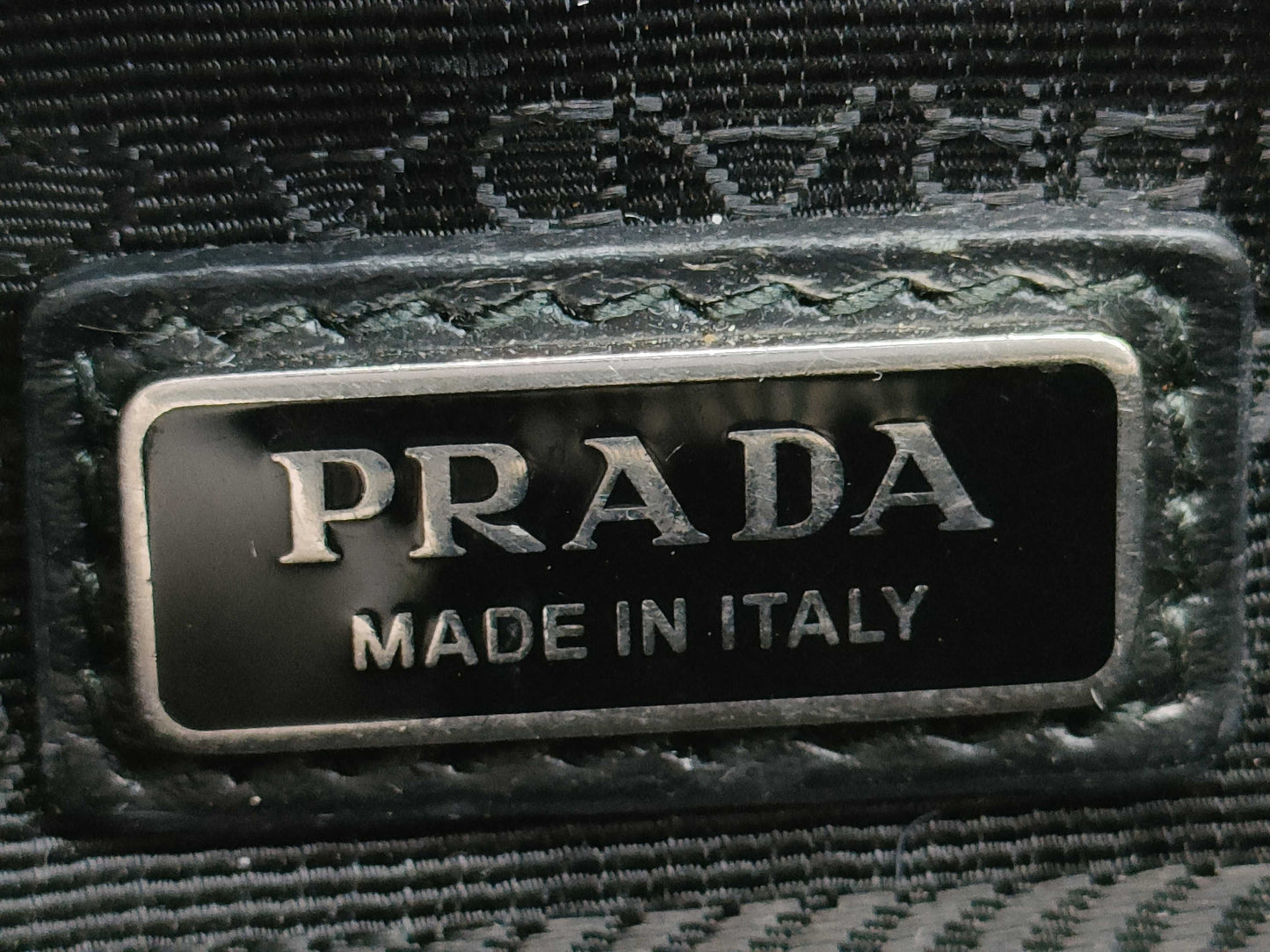 PRADA Prada Shoulder Bag Leather Black IC Shoulder Bag
