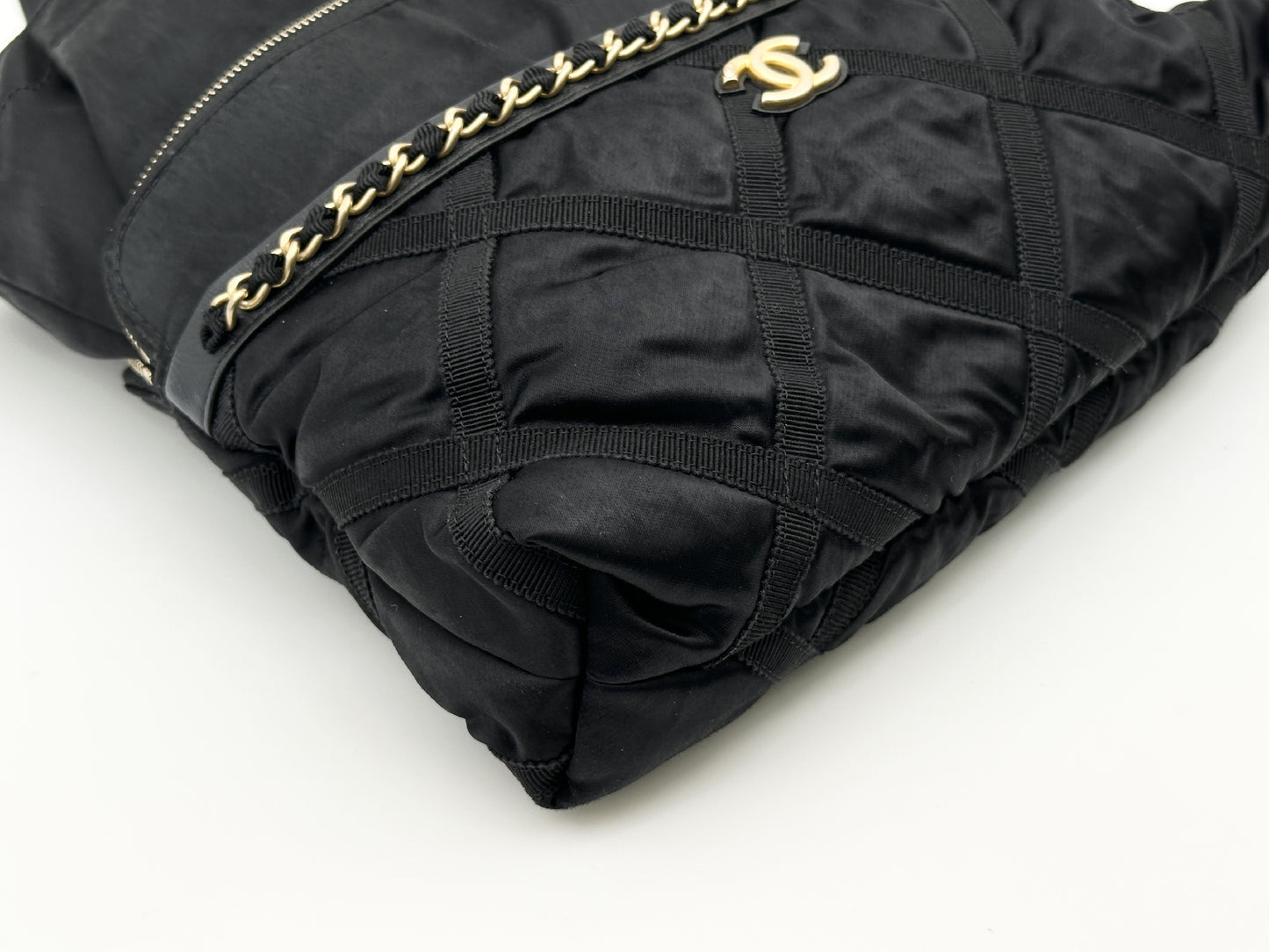 CHANEL Nylon Chain Black 31 Series Sticker with Card Included W26.5cm Shoulder Bag