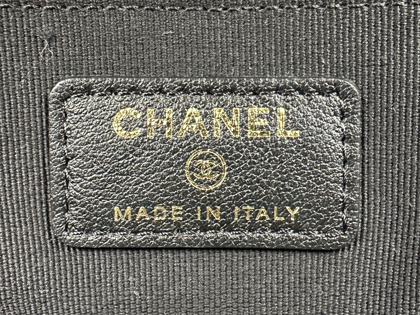 CHANEL Nylon Chain Black 31 Series Sticker with Card Included W26.5cm Shoulder Bag