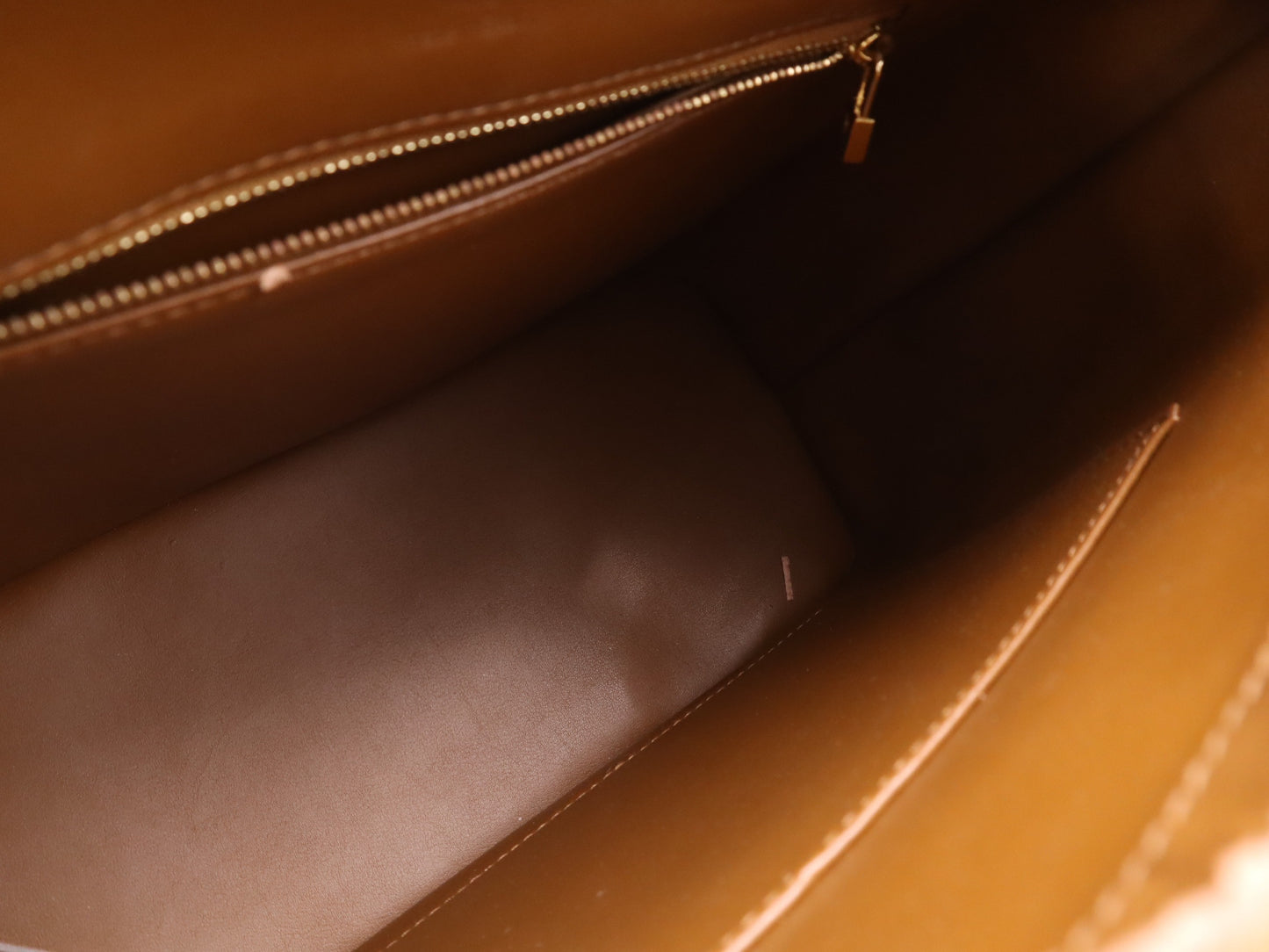LOUIS VUITTON M91122 Vernis Houston Bronze Tote Bag