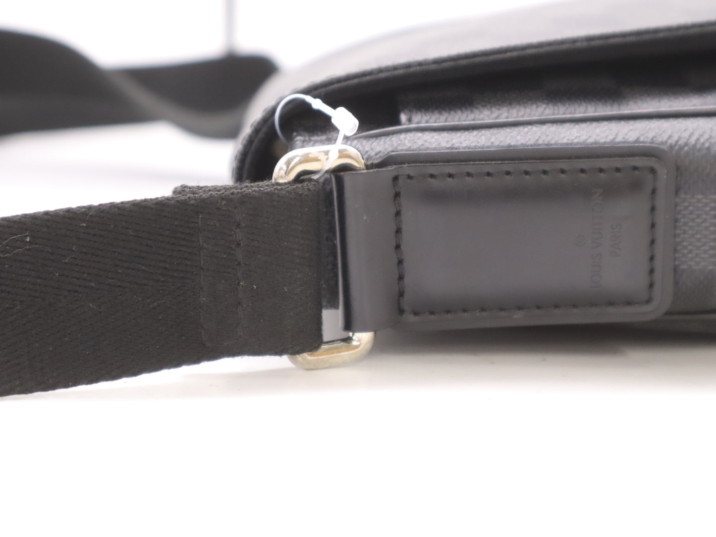 LOUIS VUITTON N41260? Damier Graphite District PM Shoulder Bag