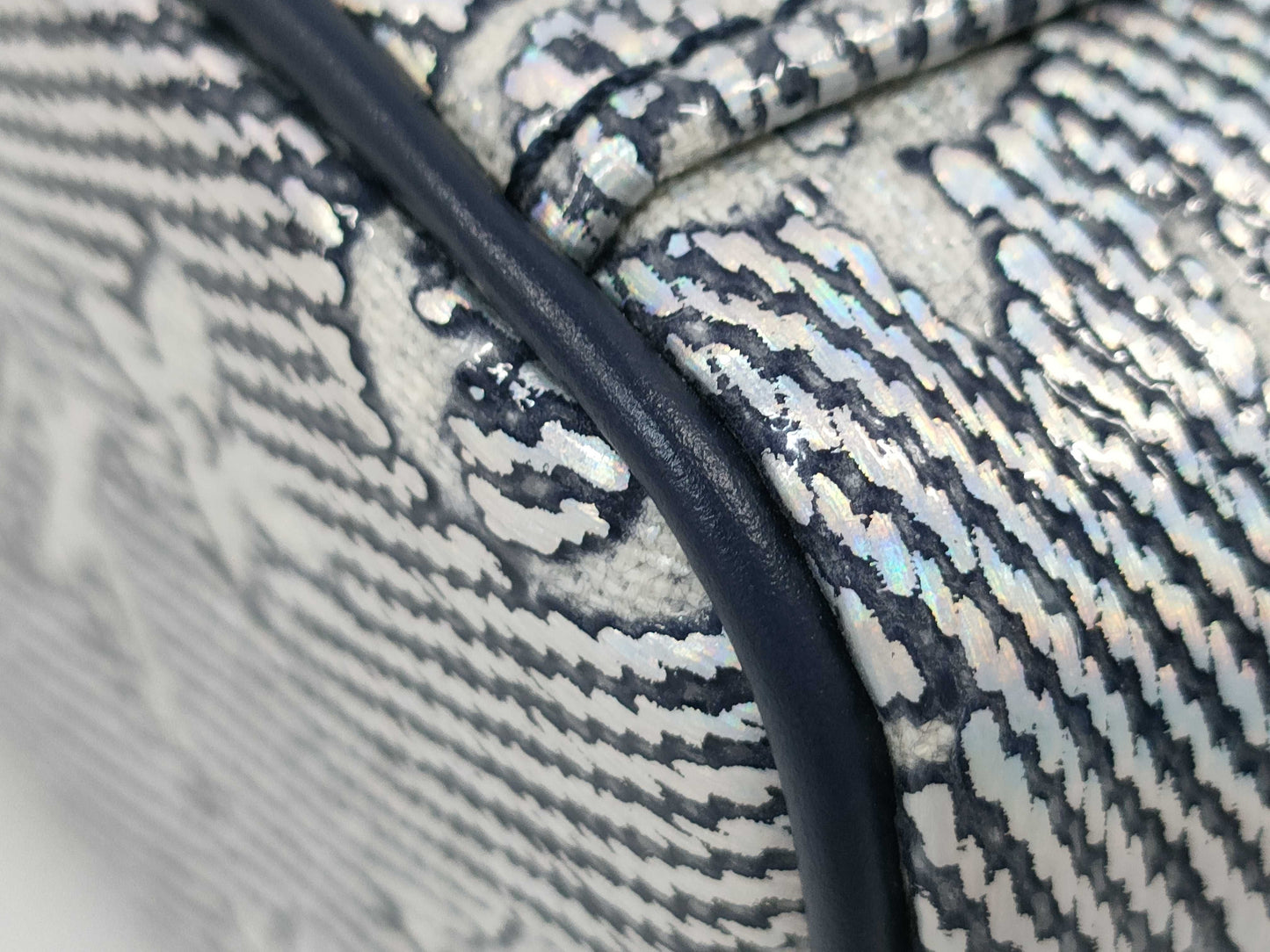 LOUIS VUITTON Micro Vanity 2-Way Shoulder Bag, Jacquard, M82467, Blue with Gold Hardware, Monogram Laminated, RFID, and More