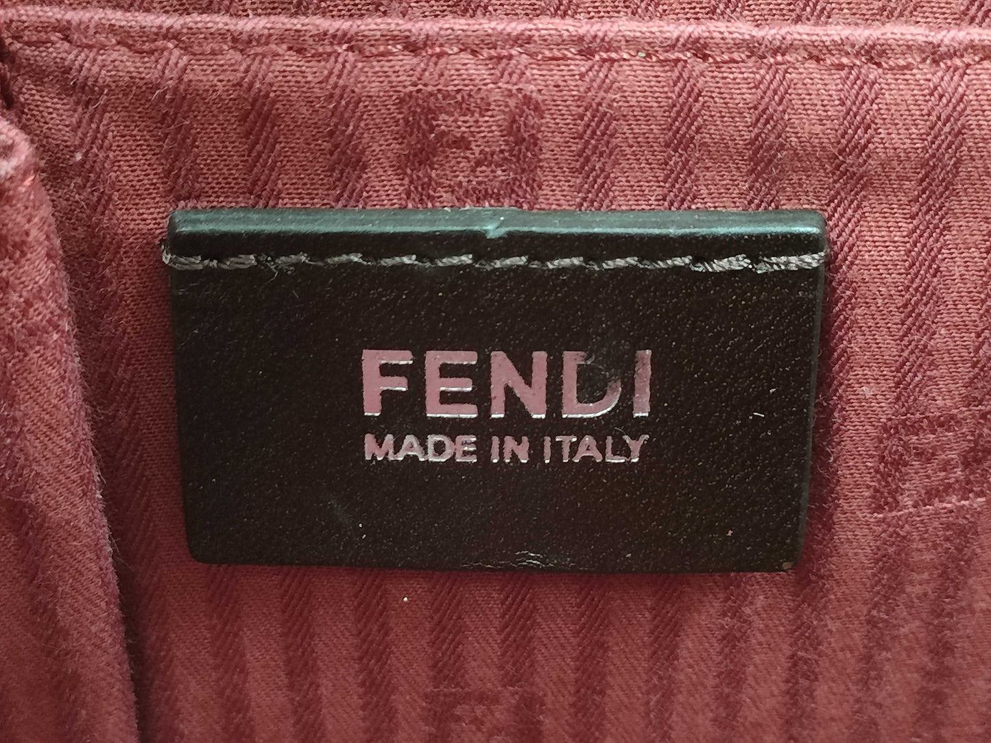 FENDI Toujours 2-Way Bag Shoulder Handbag Leather Red 8BH250 Shoulder Strap Handbag