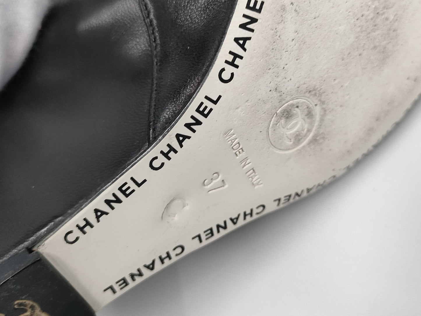 CHANEL short boots wedge sole size 37 other shoes