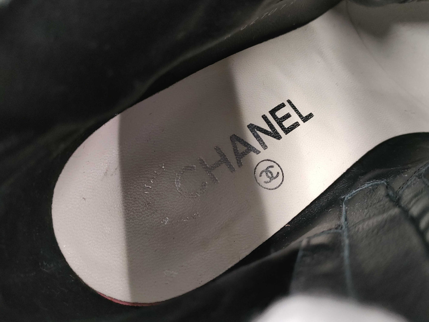 CHANEL short boots wedge sole size 37 other shoes