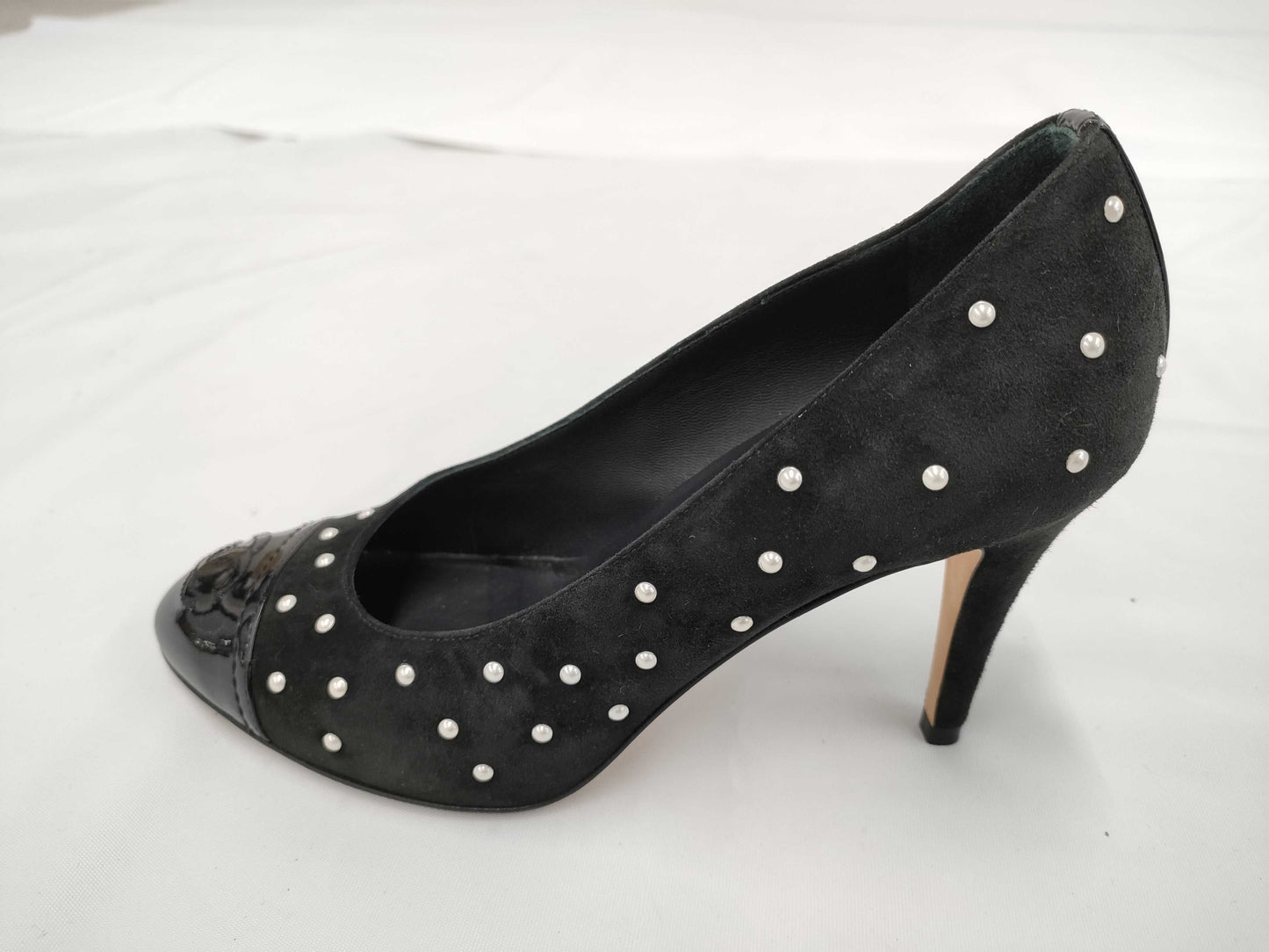 CHANEL Suede Pumps Size 36
