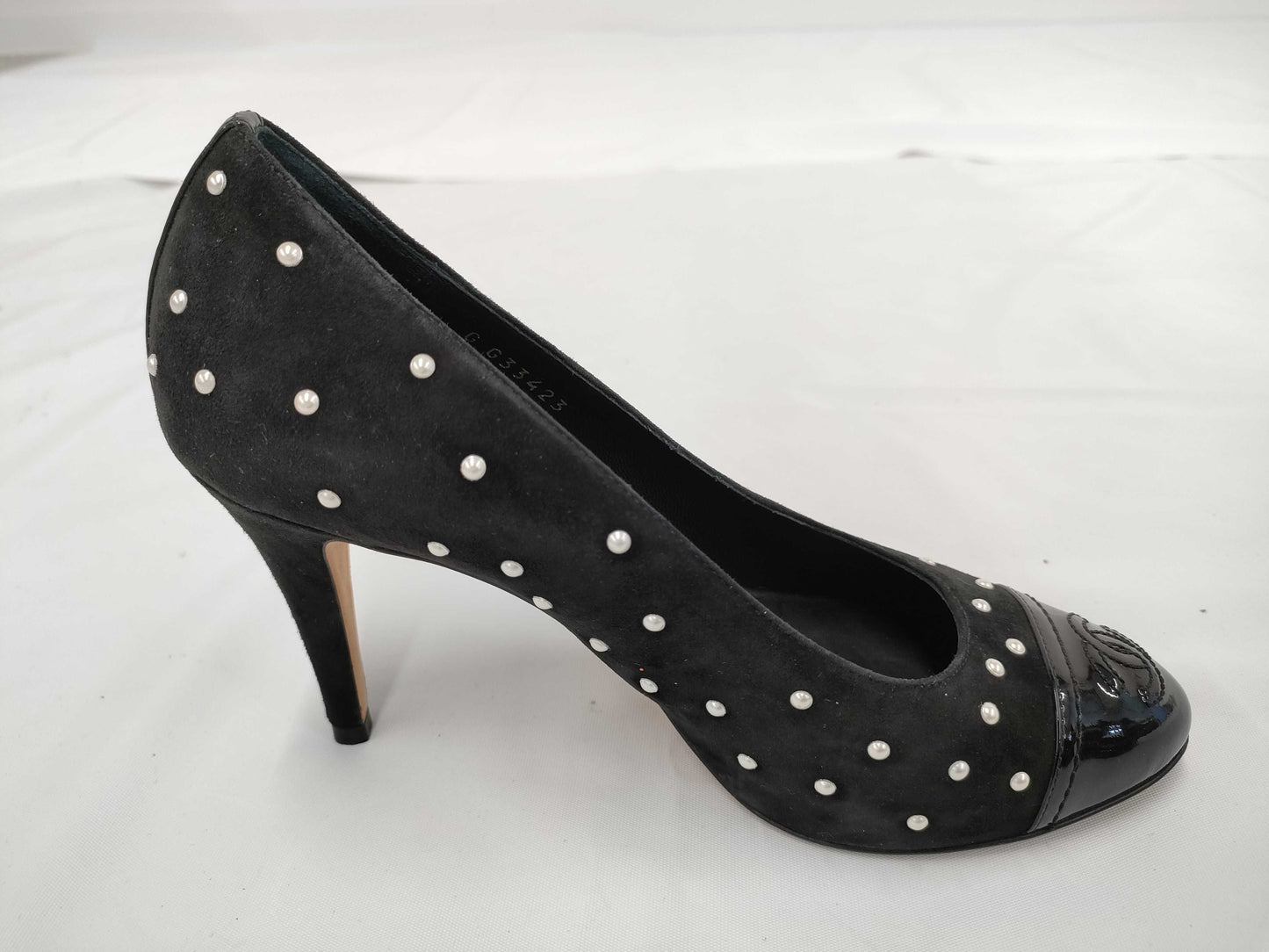 CHANEL Suede Pumps Size 36