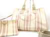 PRADA Canapa Coated Canvas 2-Way Tote Bag