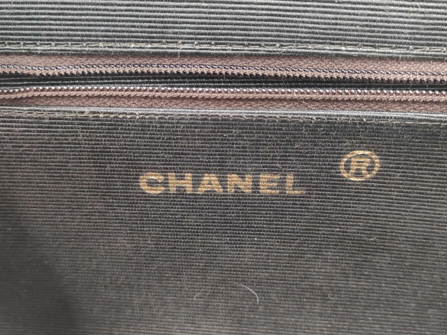 CHANEL Matelasse Tassel Chain Beige Shoulder Bag