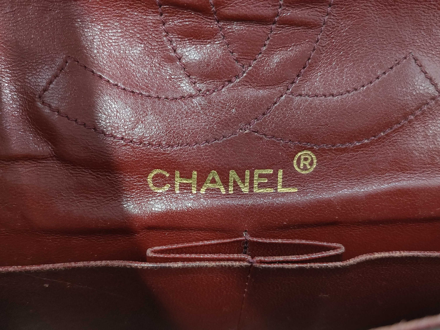 CHANEL CHANEL Matelasse Brown Double Flap Chain Shoulder Lambskin Shoulder Bag