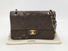 CHANEL CHANEL Matelasse Brown Double Flap Chain Shoulder Lambskin Shoulder Bag