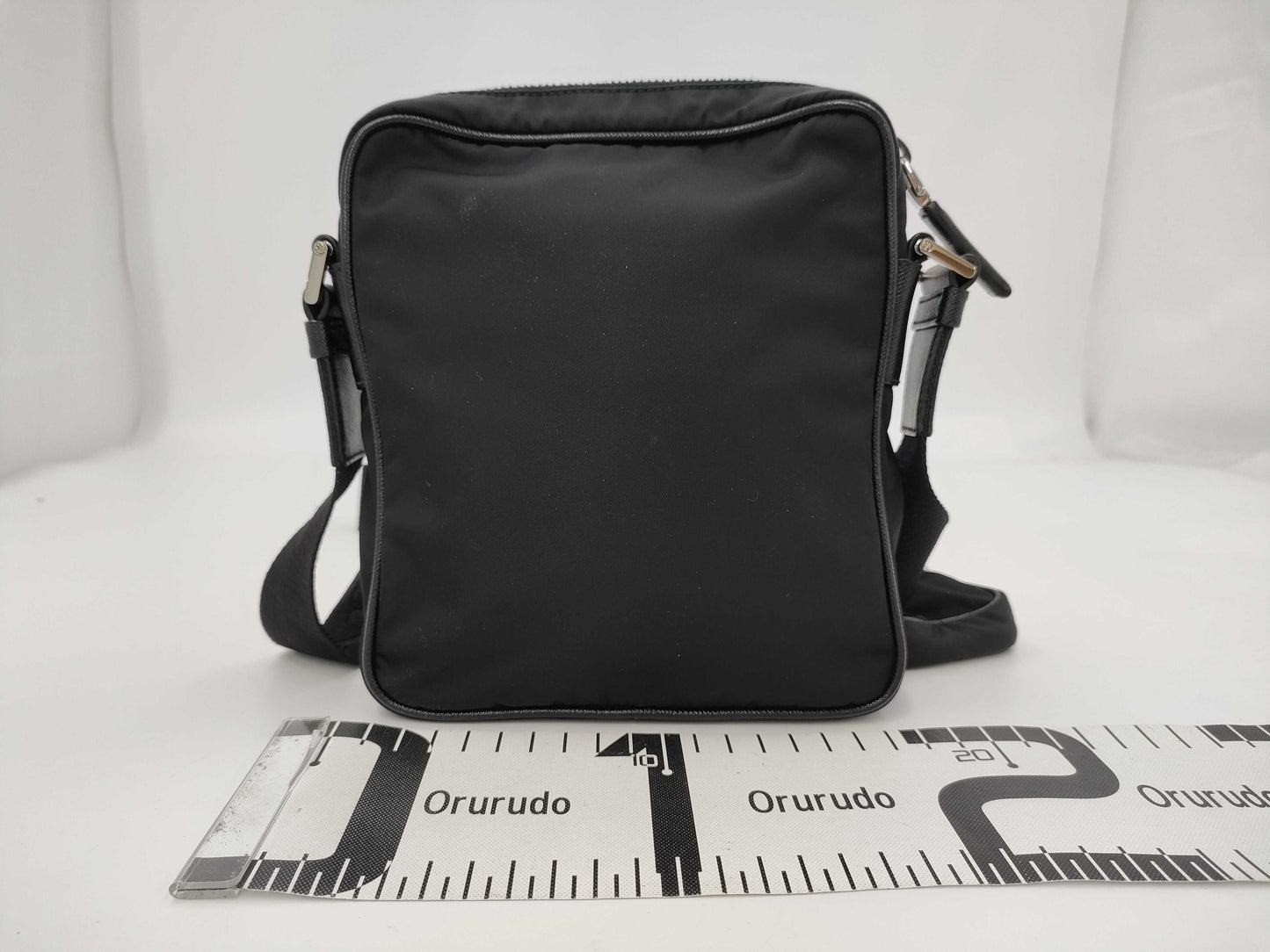 PRADA PRADA Saffiano Combi Shoulder Bag with Pouch