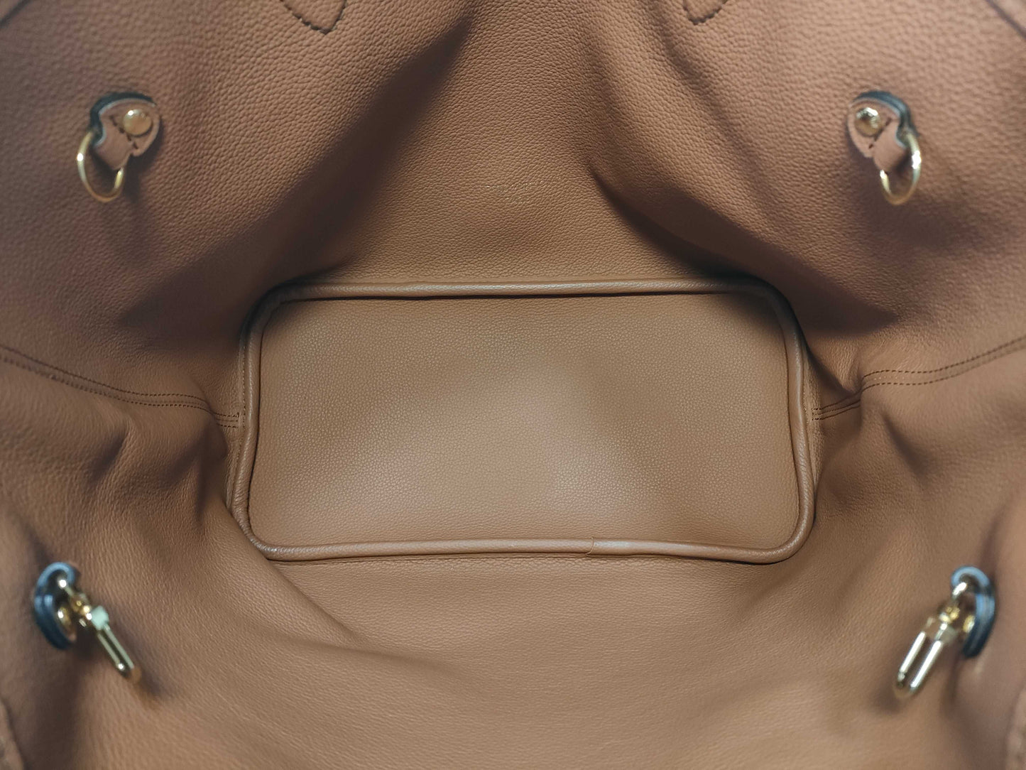 LOUIS VUITTON M12061 Monogram Reusable Neverfull Inside-Out MM Tote Bag with RFID Pouch