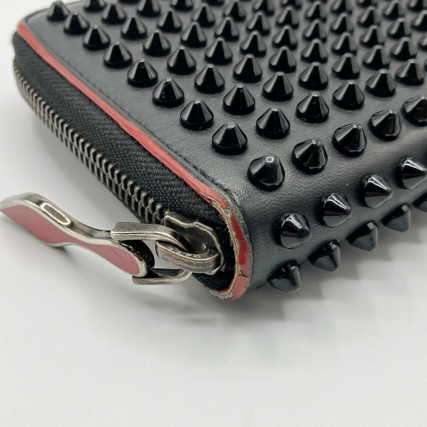 Christian Louboutin Panettone Leather Studded Long Wallet