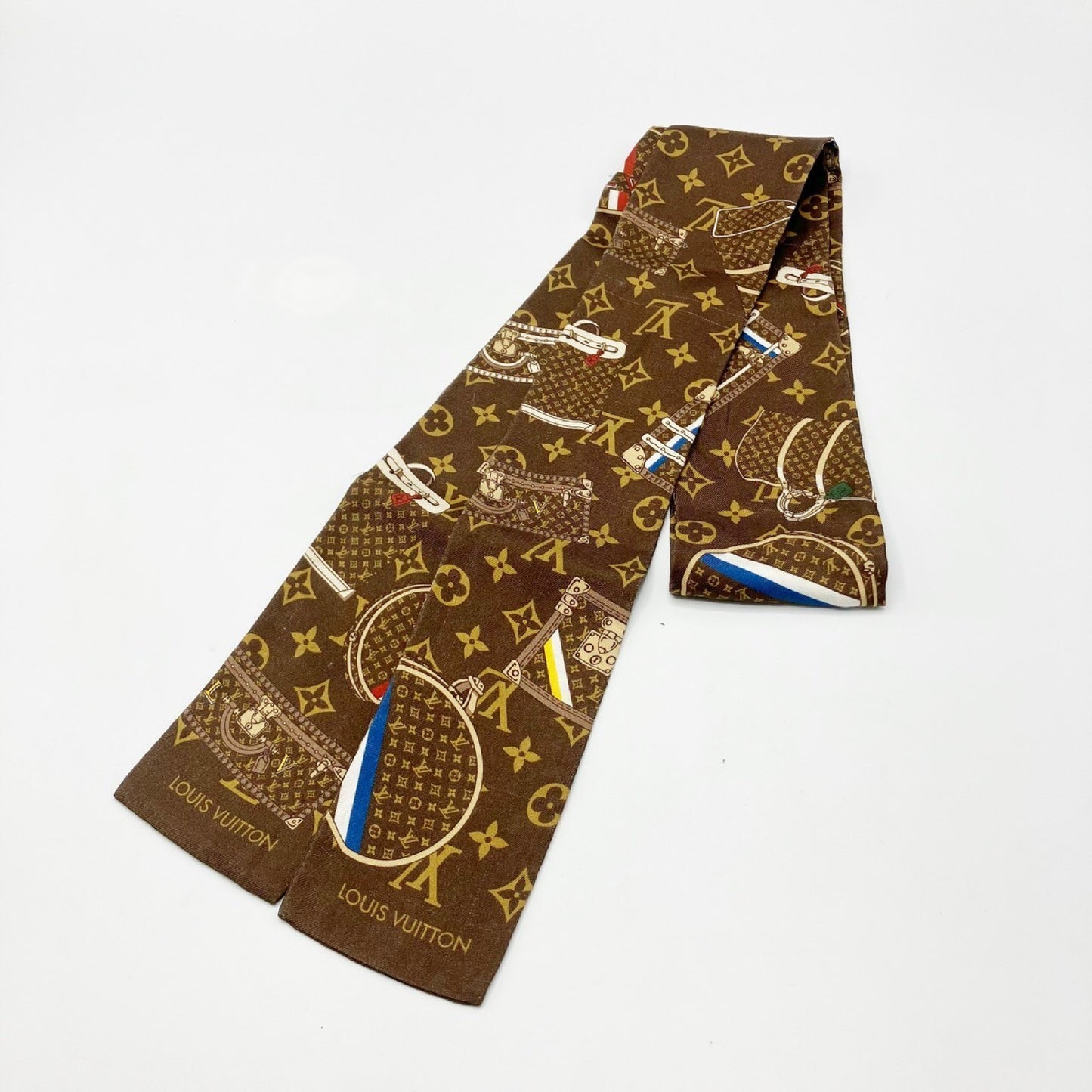 LOUIS VUITTON Bandeau Monogram Trunk Scarf