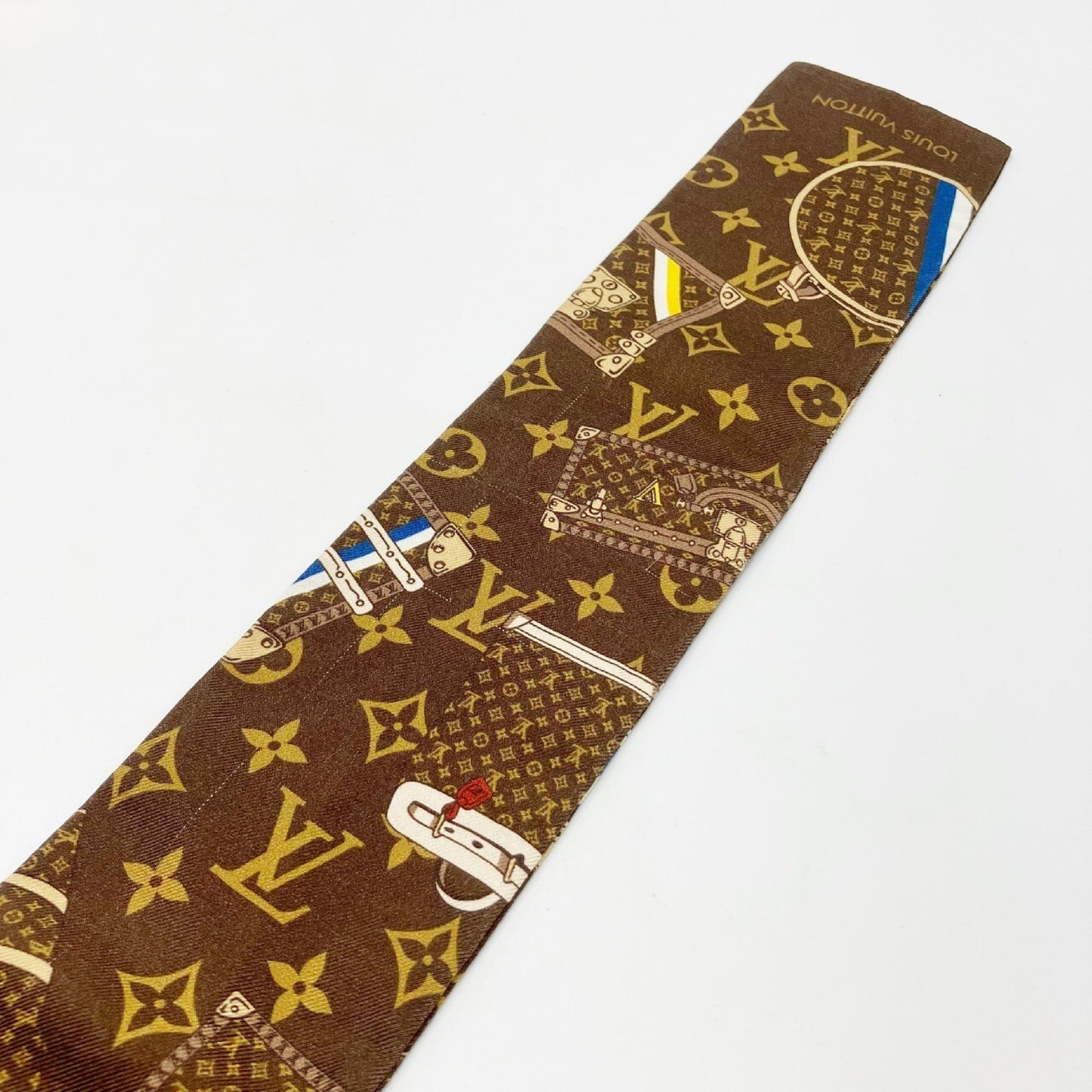 LOUIS VUITTON Bandeau Monogram Trunk Scarf