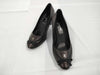 CHANEL Coco Mark Leather Pumps, Size 35C