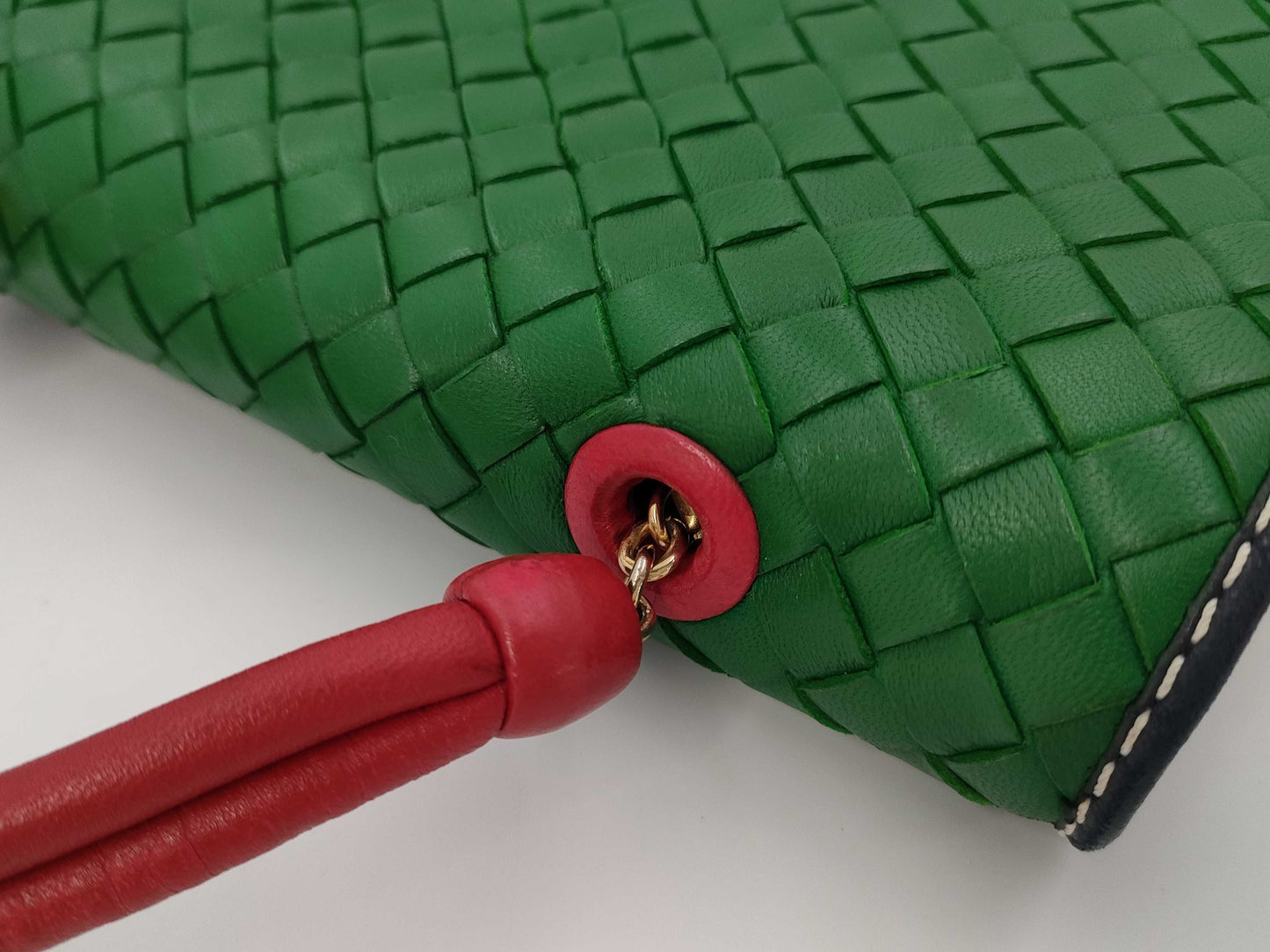 BOTTEGA VENETA Bottega Veneta Intrecciato Leather Handbag Multicolor Shoulder Bag