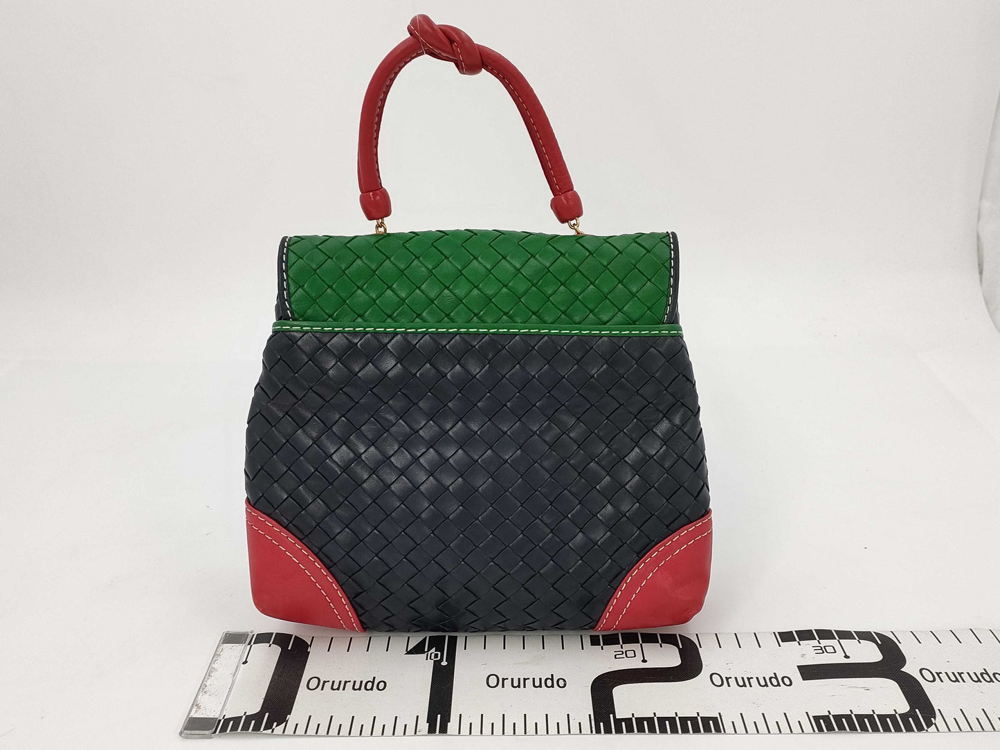 BOTTEGA VENETA Bottega Veneta Intrecciato Leather Handbag Multicolor Shoulder Bag