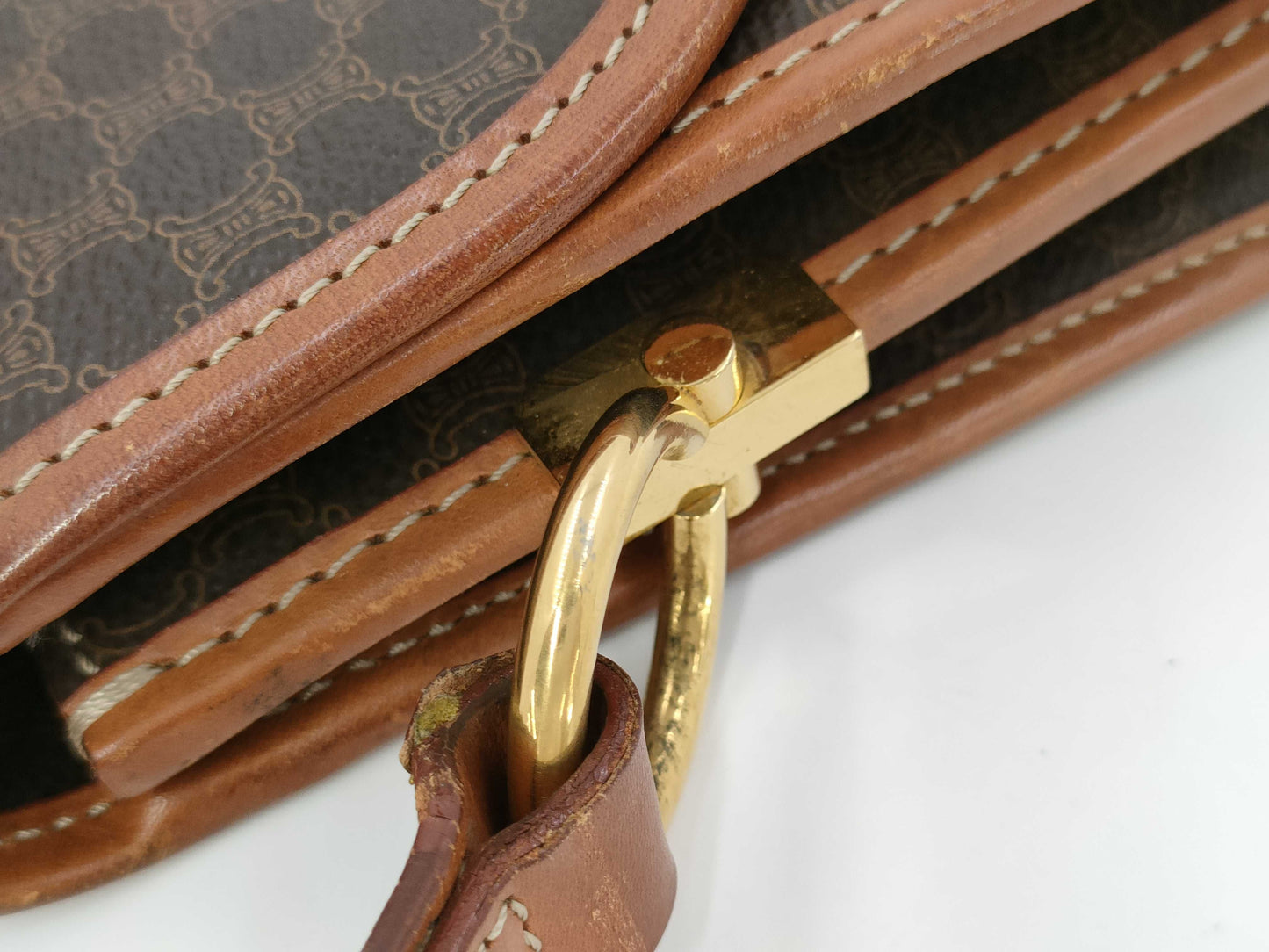 CELINE Macadam Shoulder Bag
