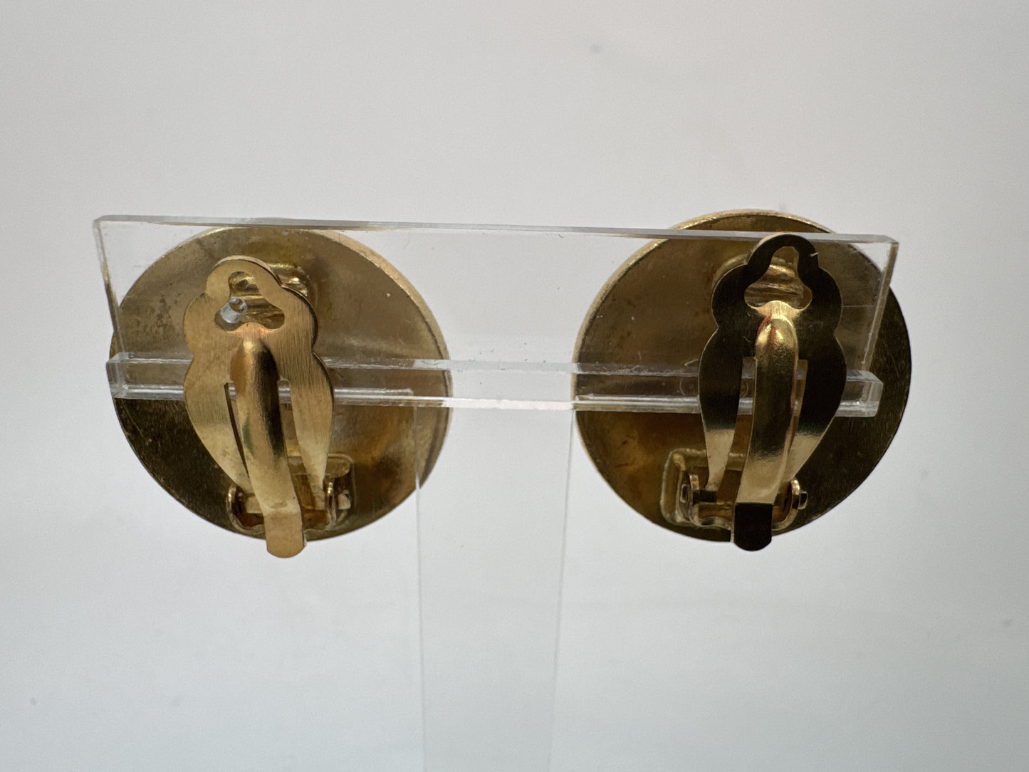 CHANEL Coco Black Gold Earrings with Rice, 94P