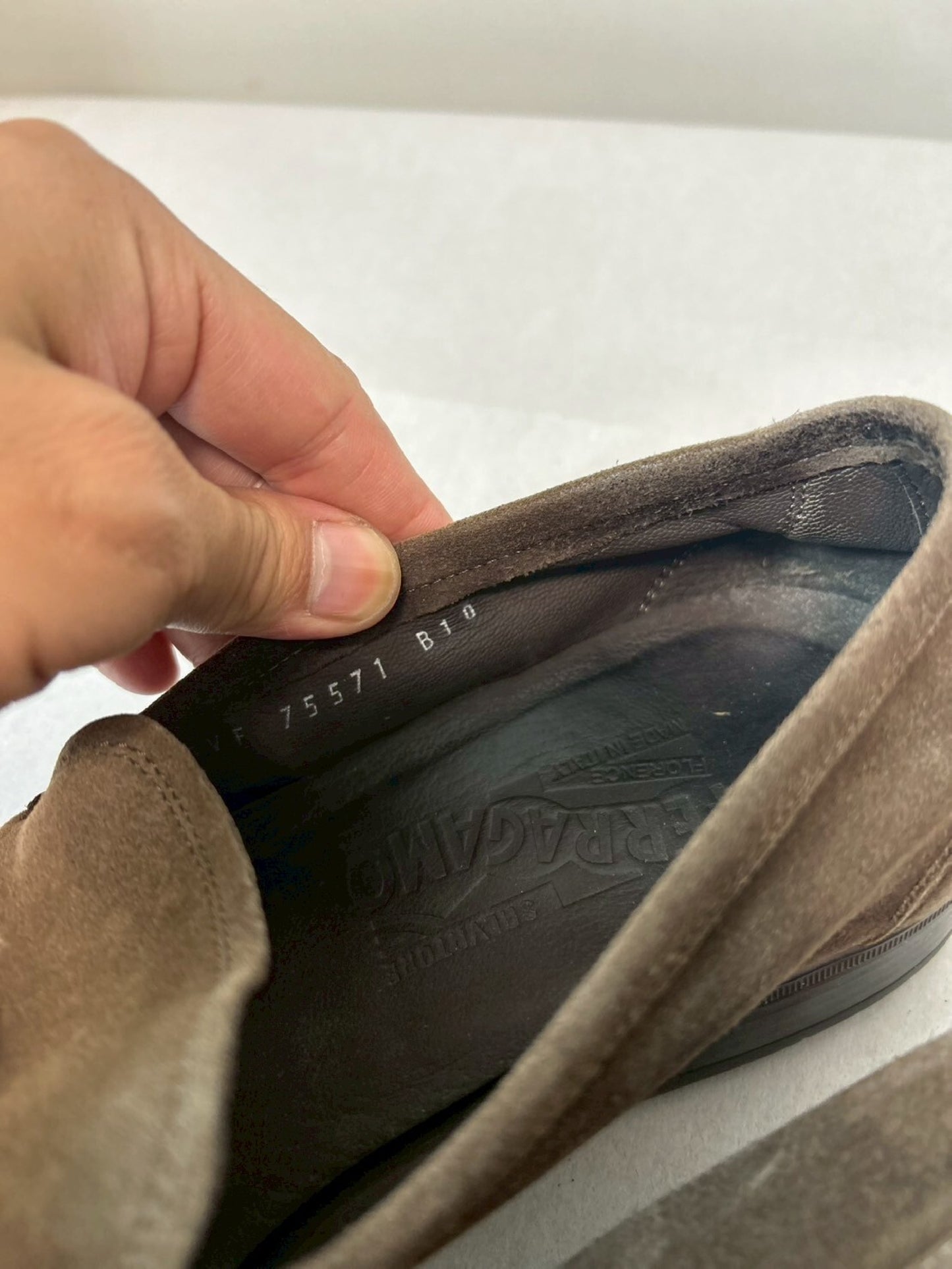 Salvatore Ferragamo Leather Loafers, Size 7
