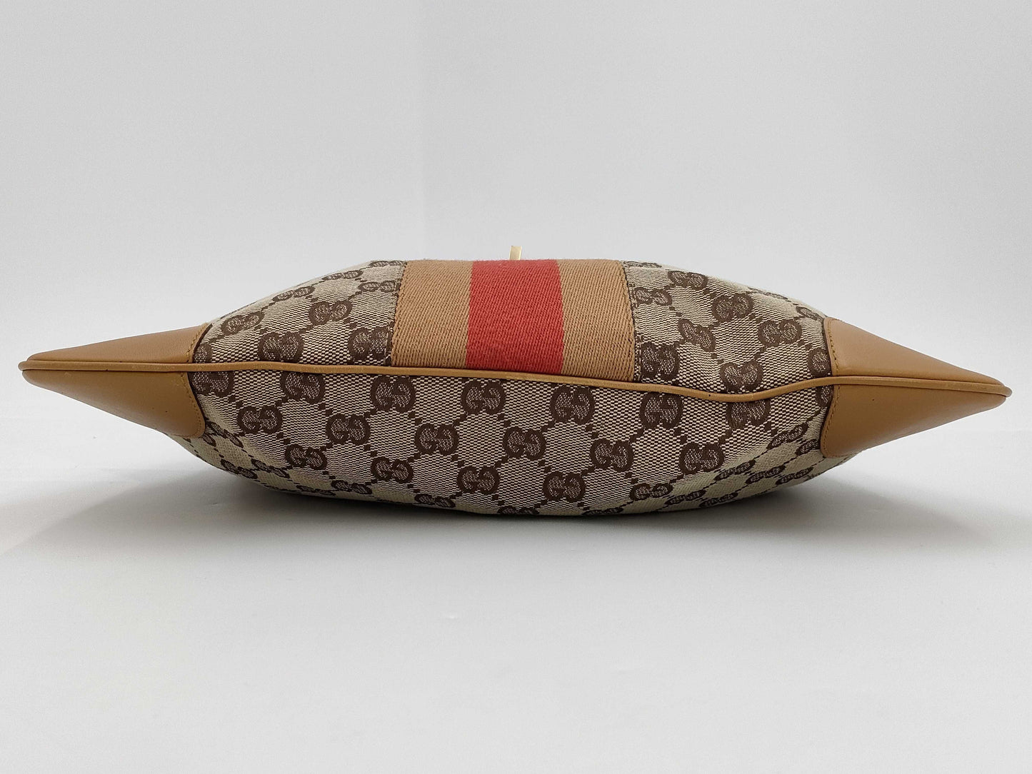 GUCCI GUCCI Jackie Shelly 001/4057 Shoulder Bag GG Canvas Leather Handbag Yellow Bag
