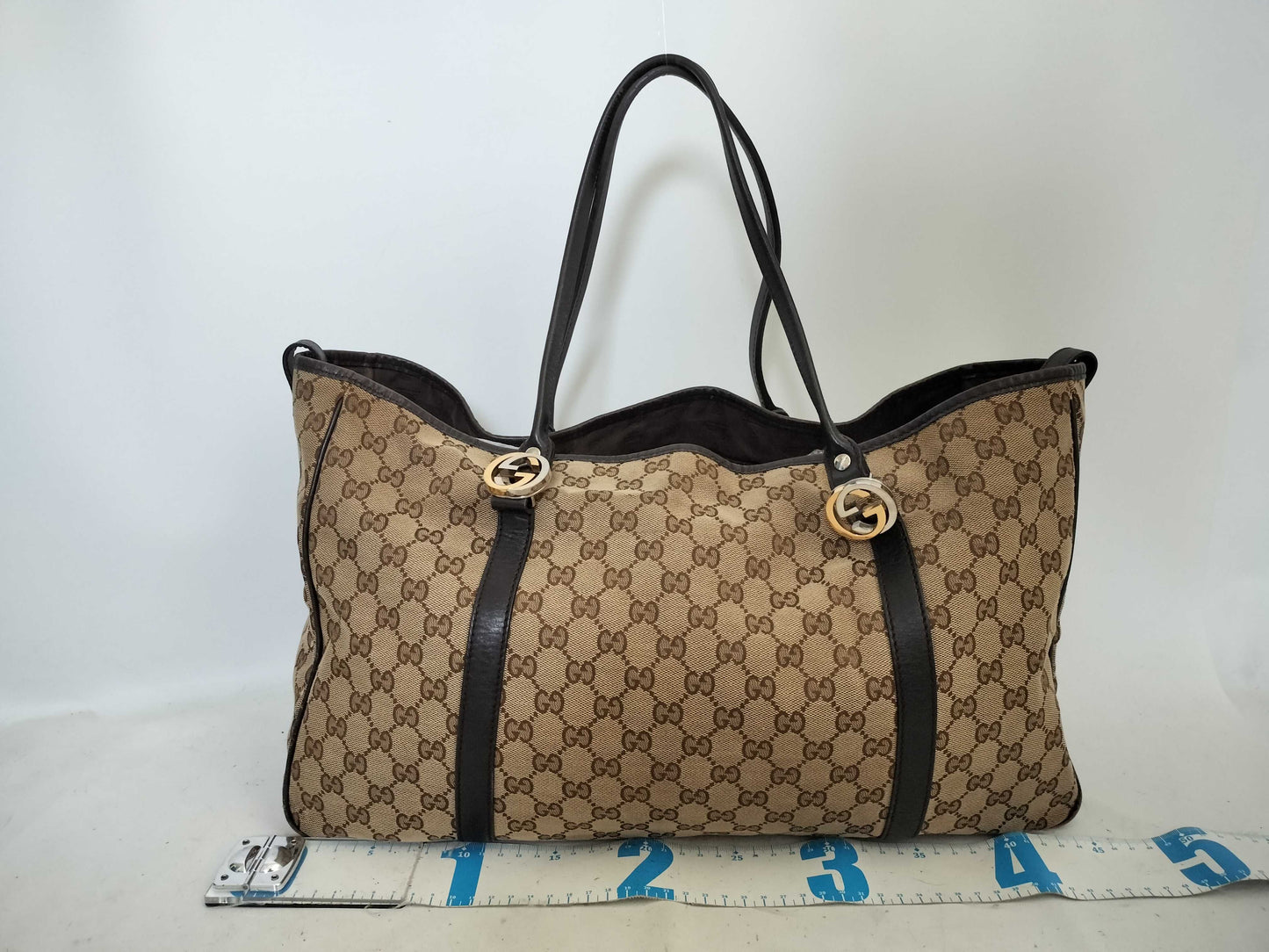 GUCCI GG Canvas Tote Bag