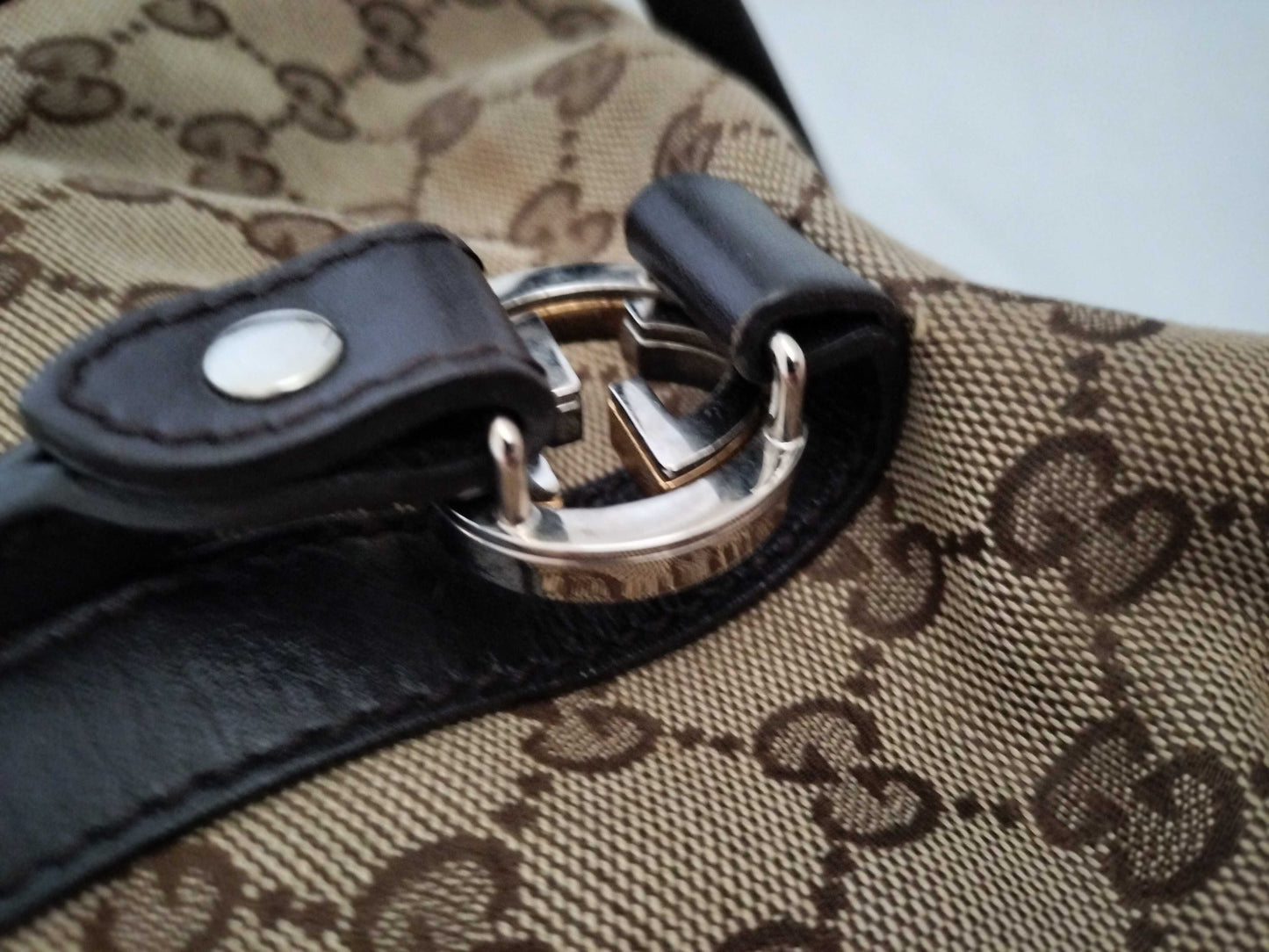 GUCCI GG Canvas Tote Bag
