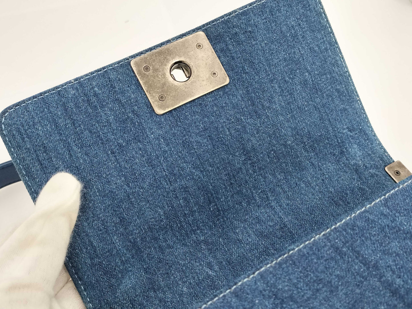 CHANEL Boy Chanel Denim Shoulder Bag, No. 19