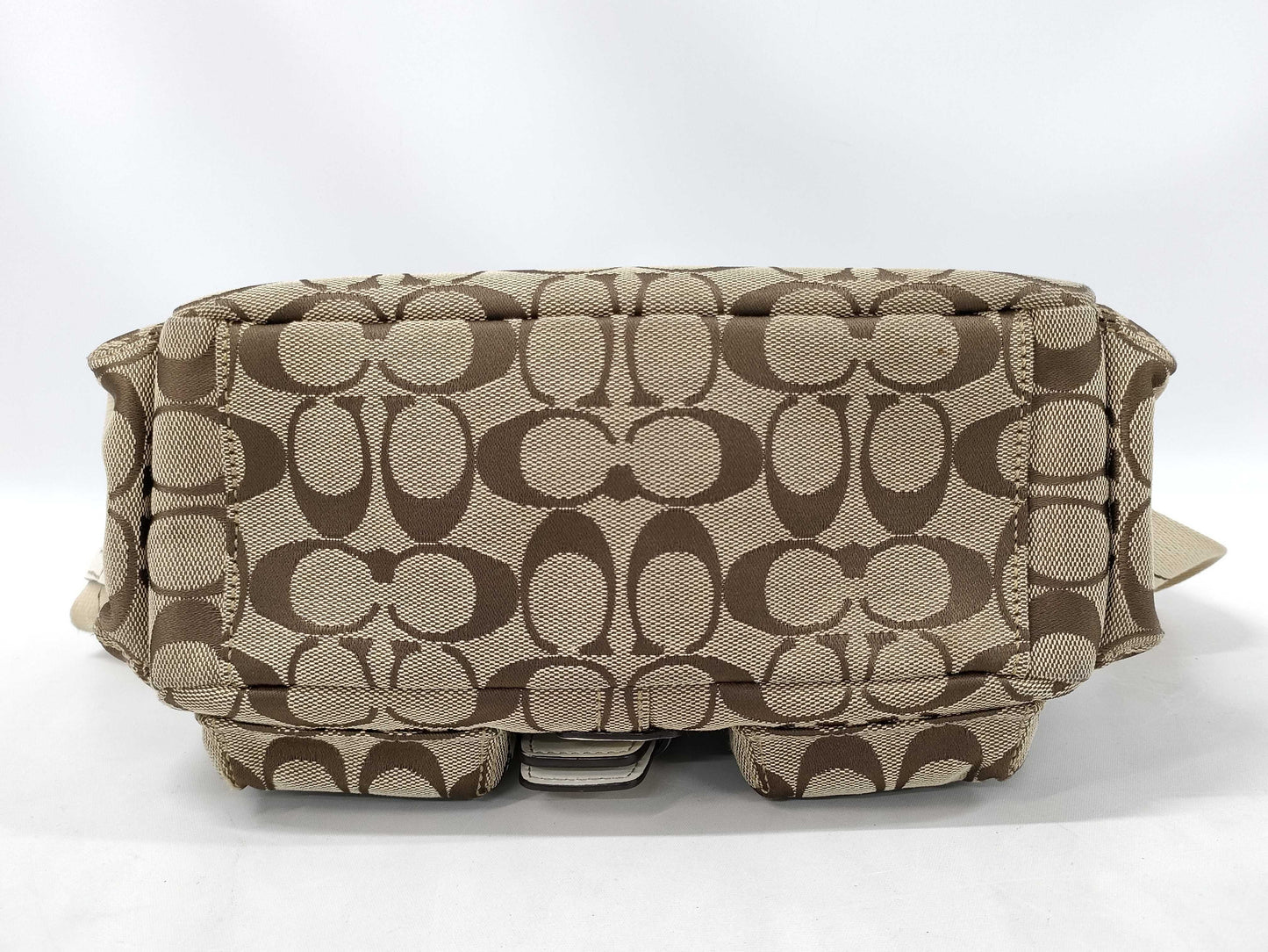 COACH Signature Double Pocket Shoulder Bag