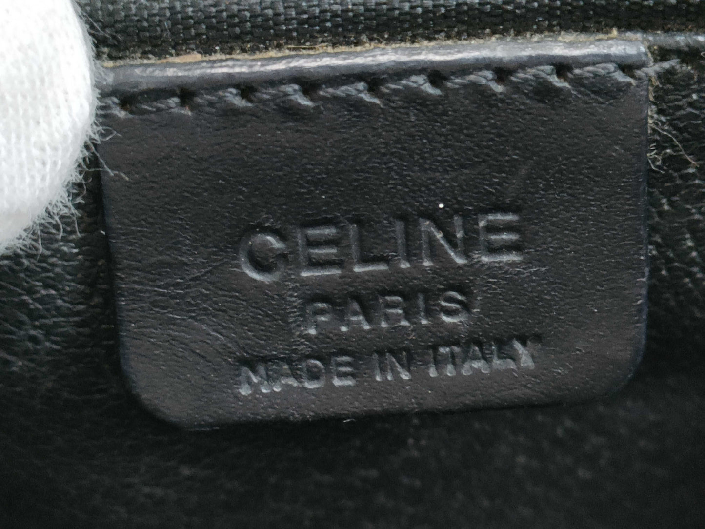 CELINE Macadam Black PVC Triomphe Bucket Tote Bag Shoulder Bag Tote Bag