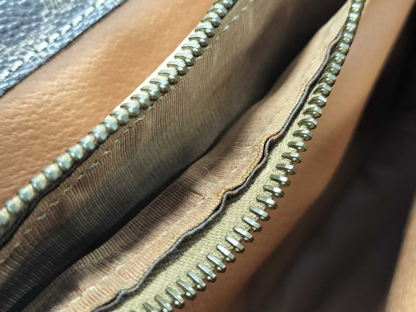 CELINE Macadam PVC Shoulder Bag with Circle Hardware