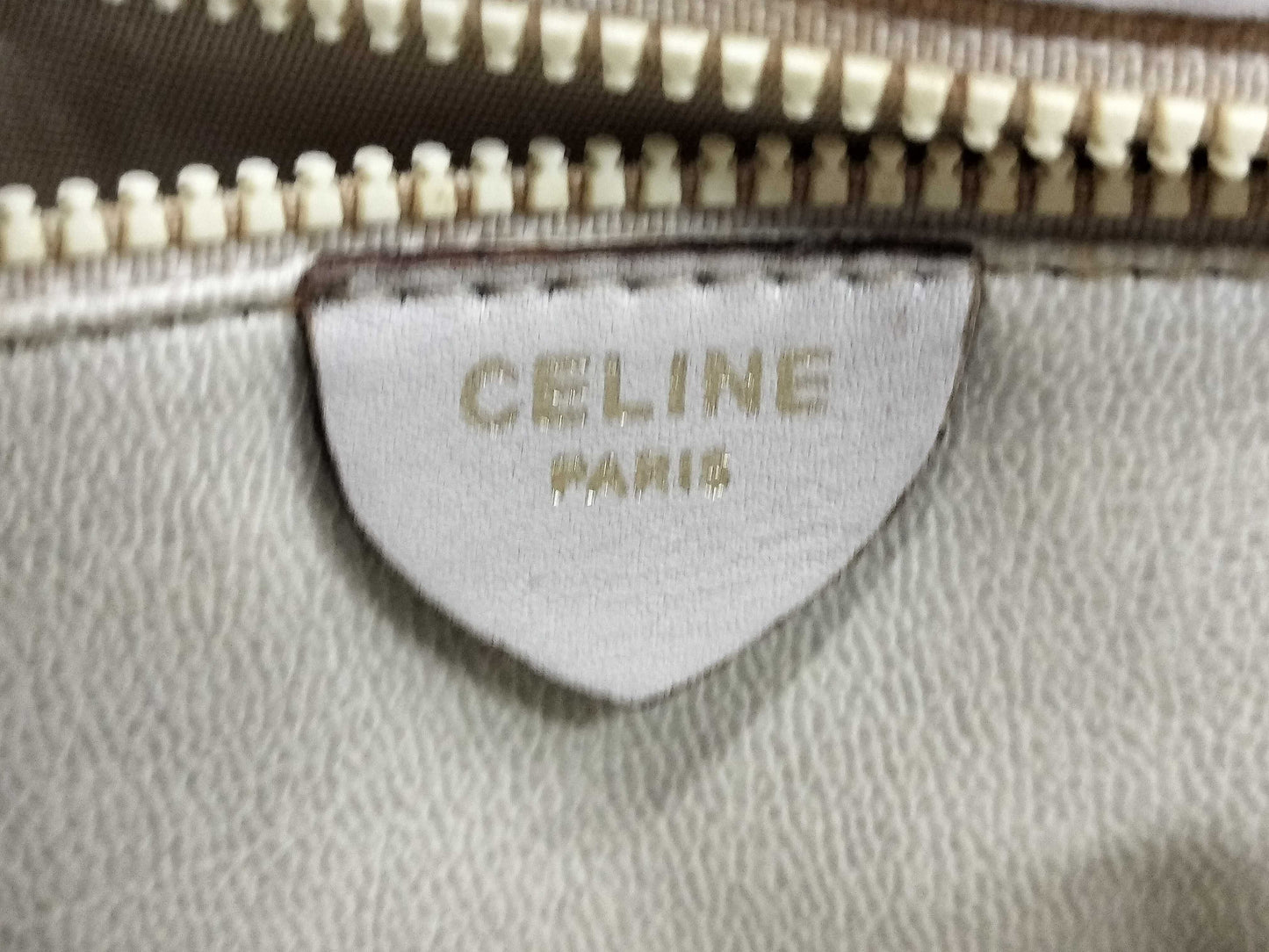 CELINE Carriage Hardware Lizard Embossed Leather Shoulder Bag
