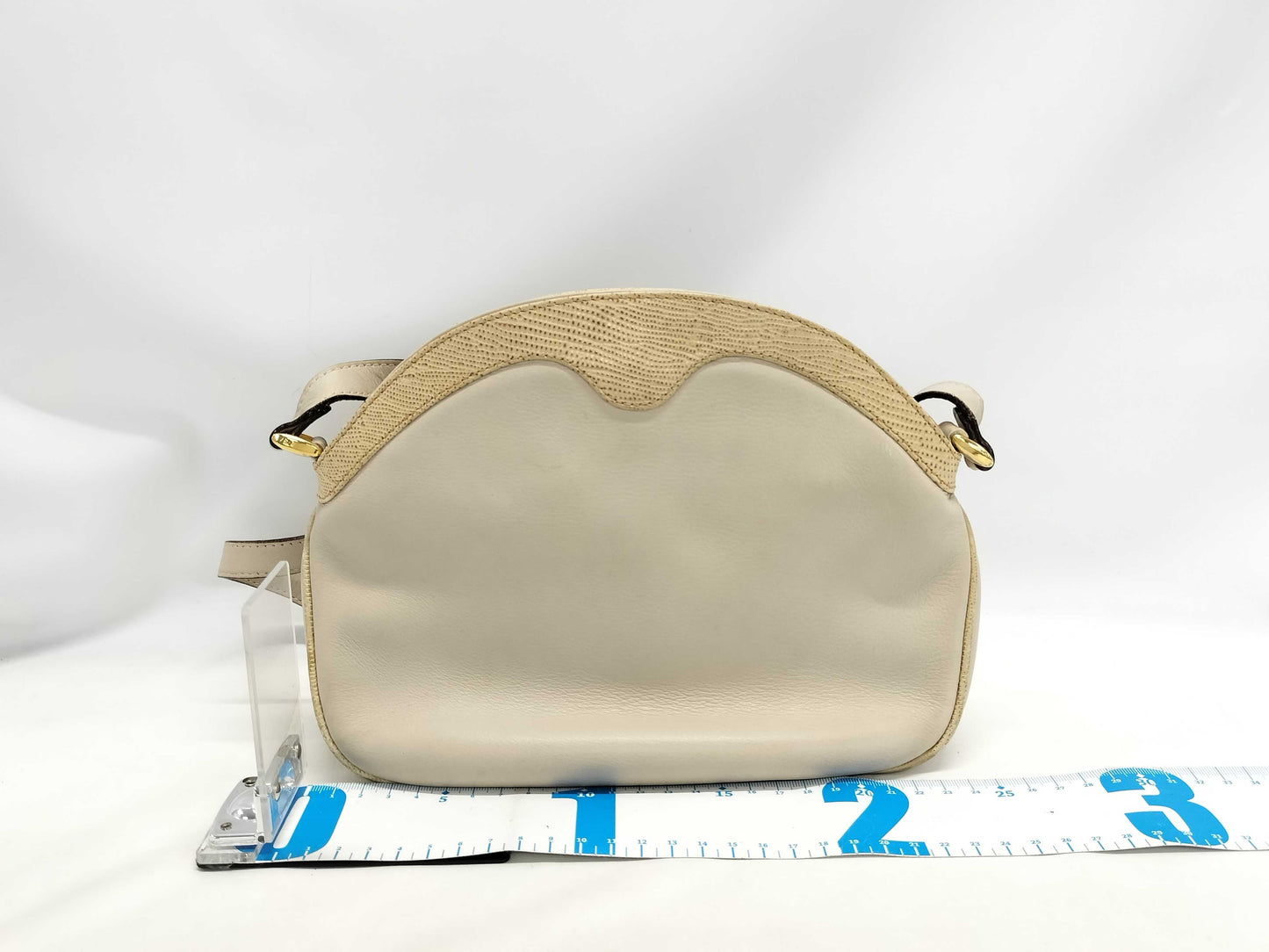 CELINE Carriage Hardware Lizard Embossed Leather Shoulder Bag